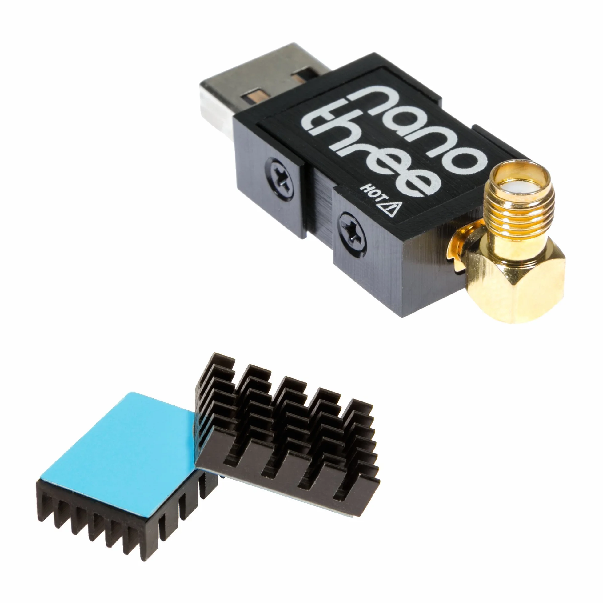 NooElec Dual-Band NESDR Nano 3 Premium ADS-B (978MHz UAT y 1090MHz 1090ES) Paquete para Stratux, Avare, Foreflight, FlightAware y otras Aplicaciones. Incluye 2 SDR, 4 Antenas, 5 Adaptadores.
