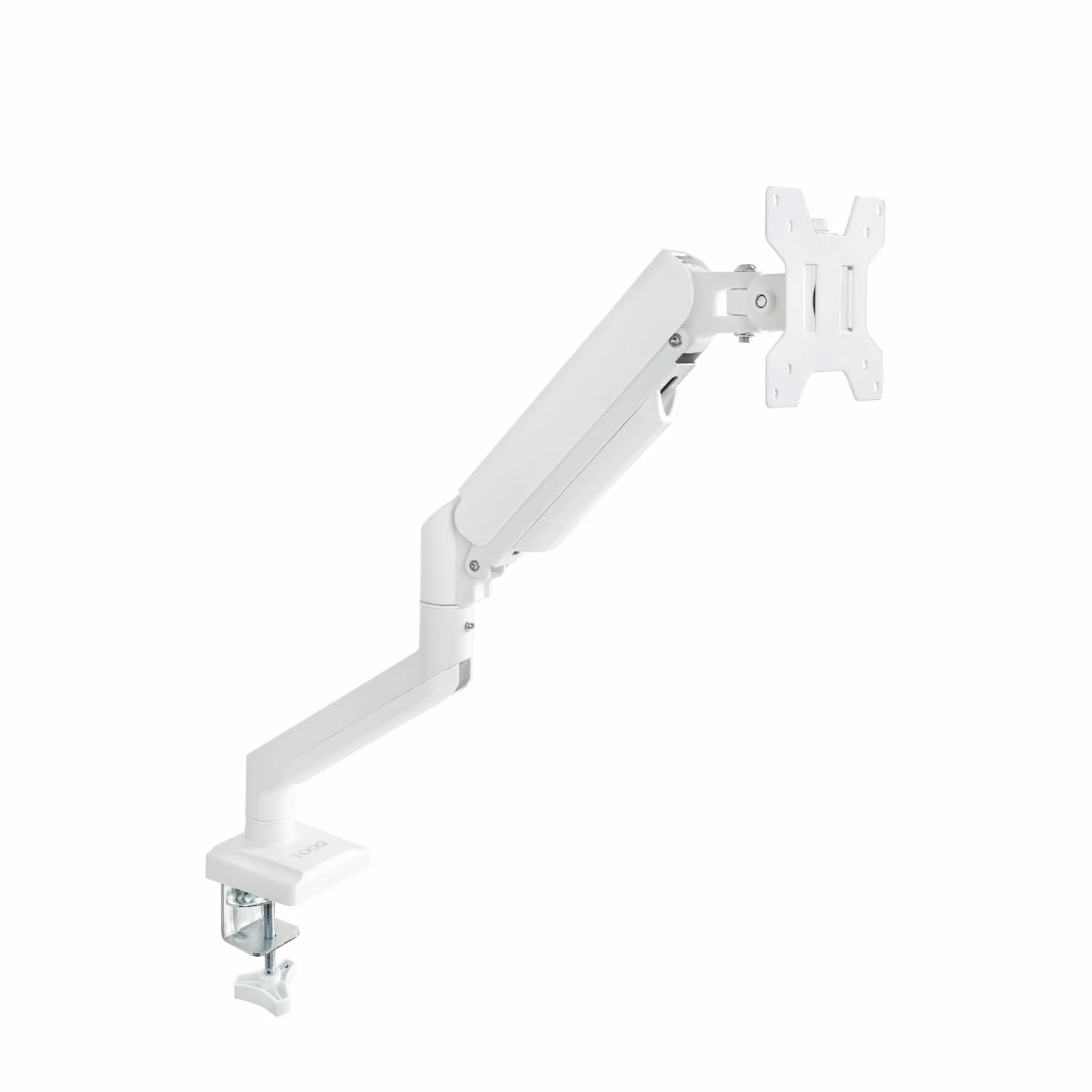 TOOQ DB1334TNR-W - Soporte de Mesa para Pantallas 13”-34”, Color Blanco, 1 Pantalla