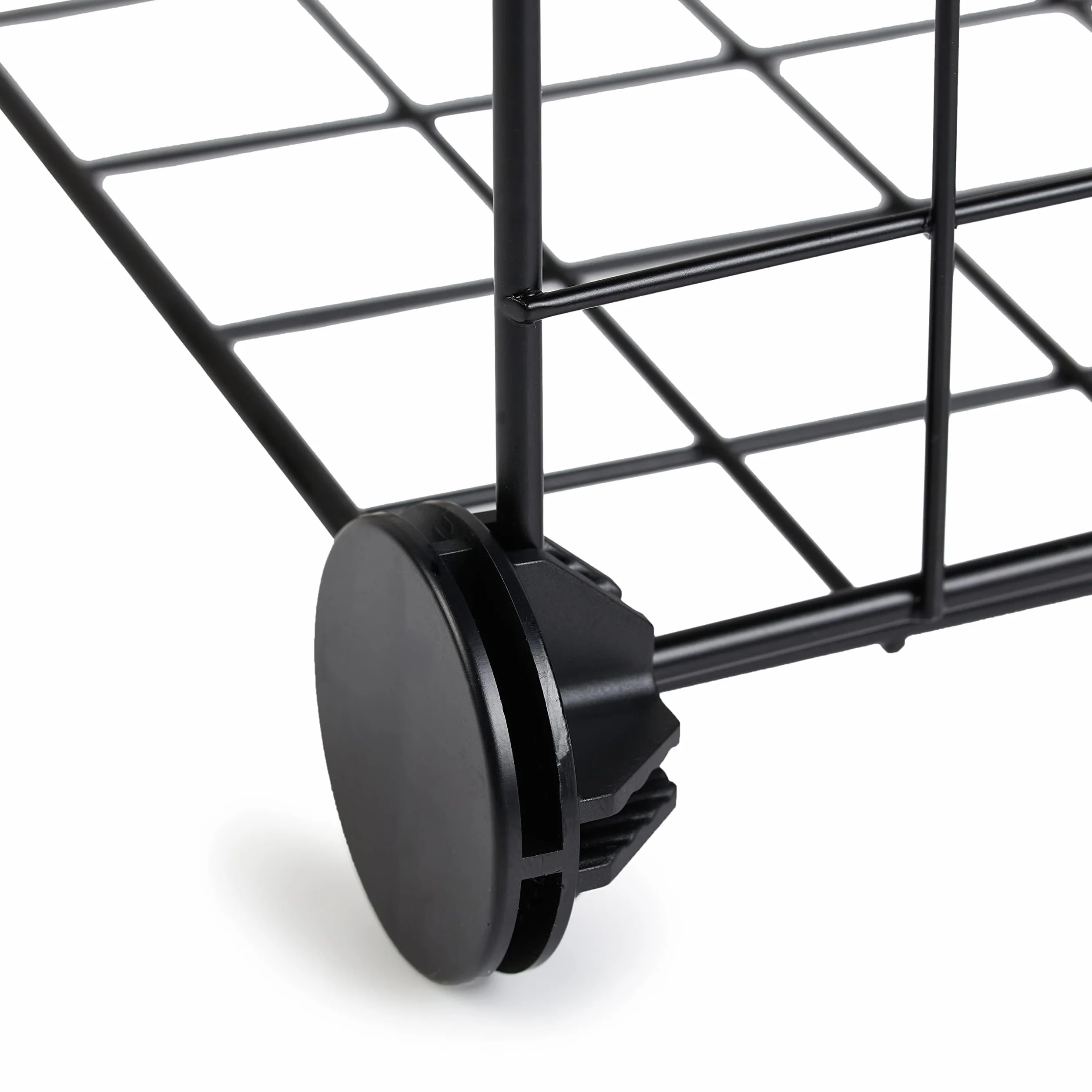 Amazon Basics Estantes apilables de rejilla de alambre 6 cubos 66 x 32 x 96.5 cm negro