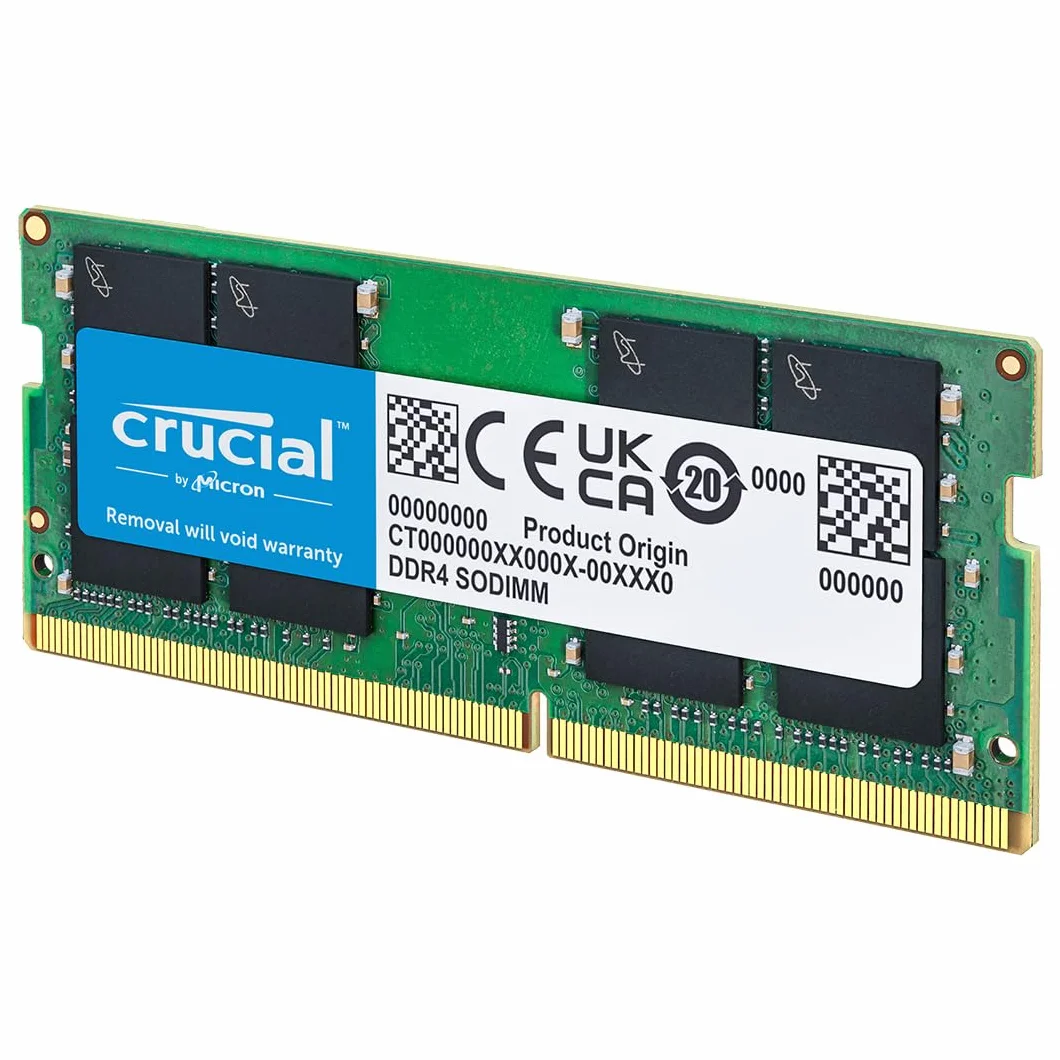 Crucial RAM DDR4 8GB 3200MHz SODIMM CL22, Memoria para Ordenador Portátil/Laptop, Mini PC (o 2933MHz / 2666MHz) - CT8G4SFRA32A