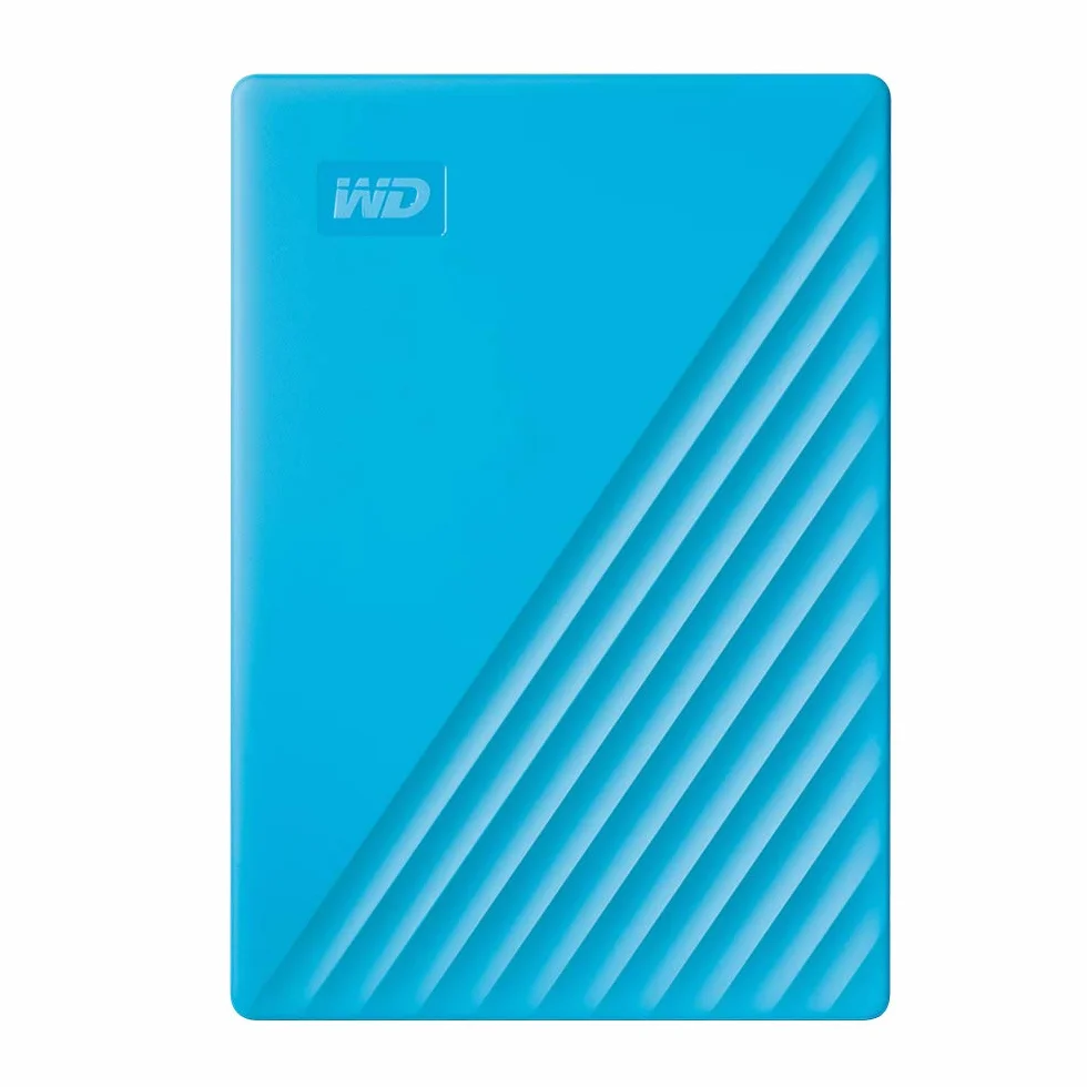 WD 4TB My Passport Disco Duro Externo Portátil, USB 3.2 Gen 1/USB 3.0, Copia de seguridad y protección con contraseña, Formateado para Windows, ChromeOS y MacOS, Azul