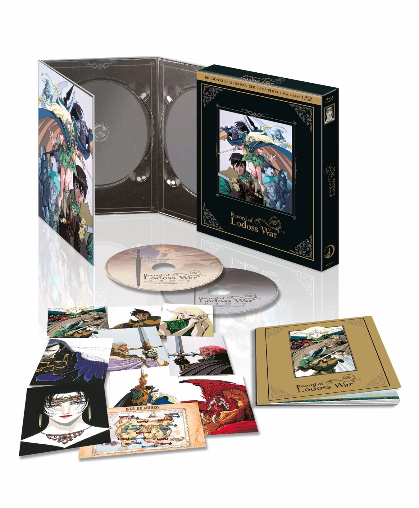 Record of Lodoss War. Edición Digipack Bluray. [Blu-ray]