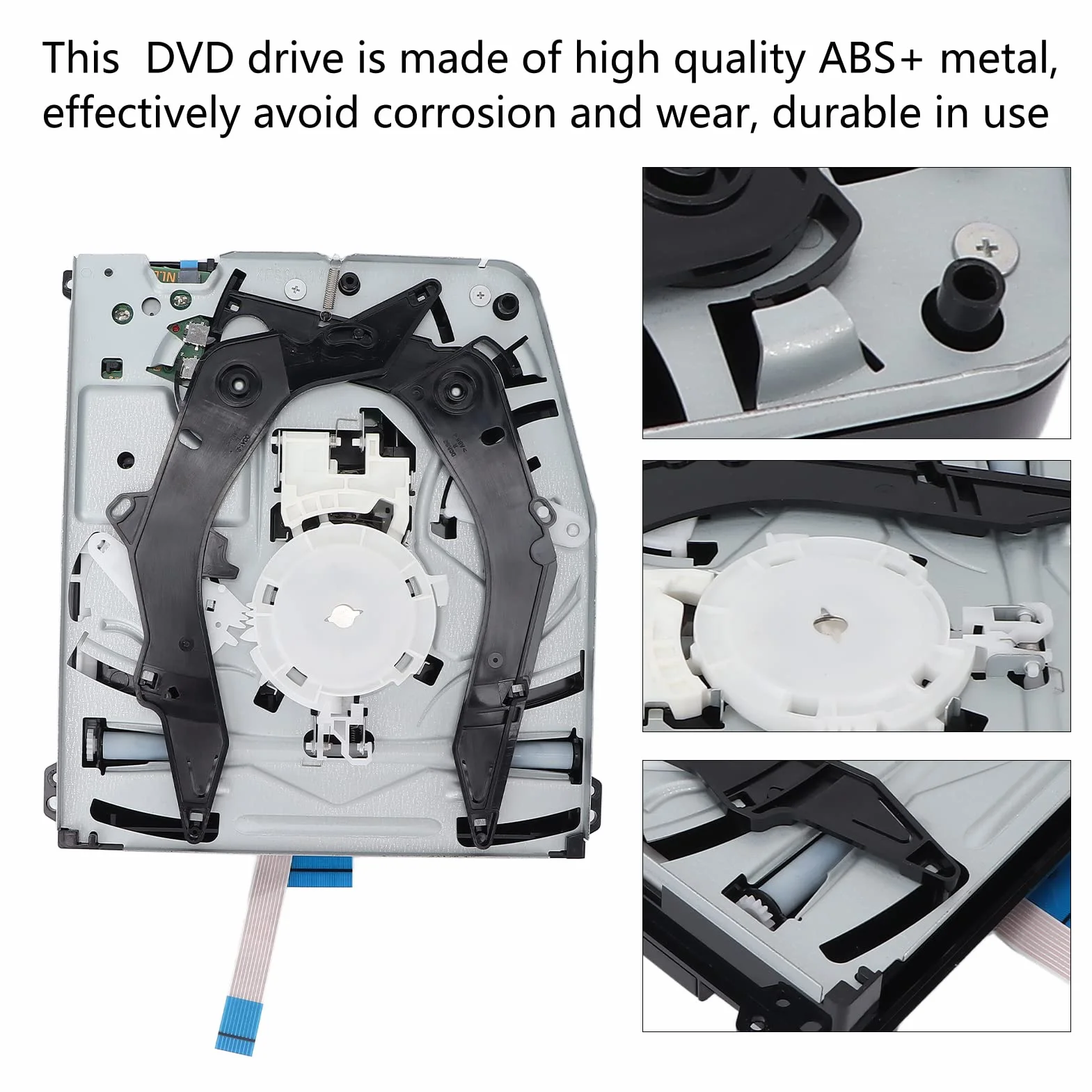 Unidad de Disco óptico, ABS+Metal Matrial Plug and Play Unidad de Repuesto para PS4 Pro Unidad Profesional para PS4 Pro CUH‑7015a CUH‑7015B CUH‑7000