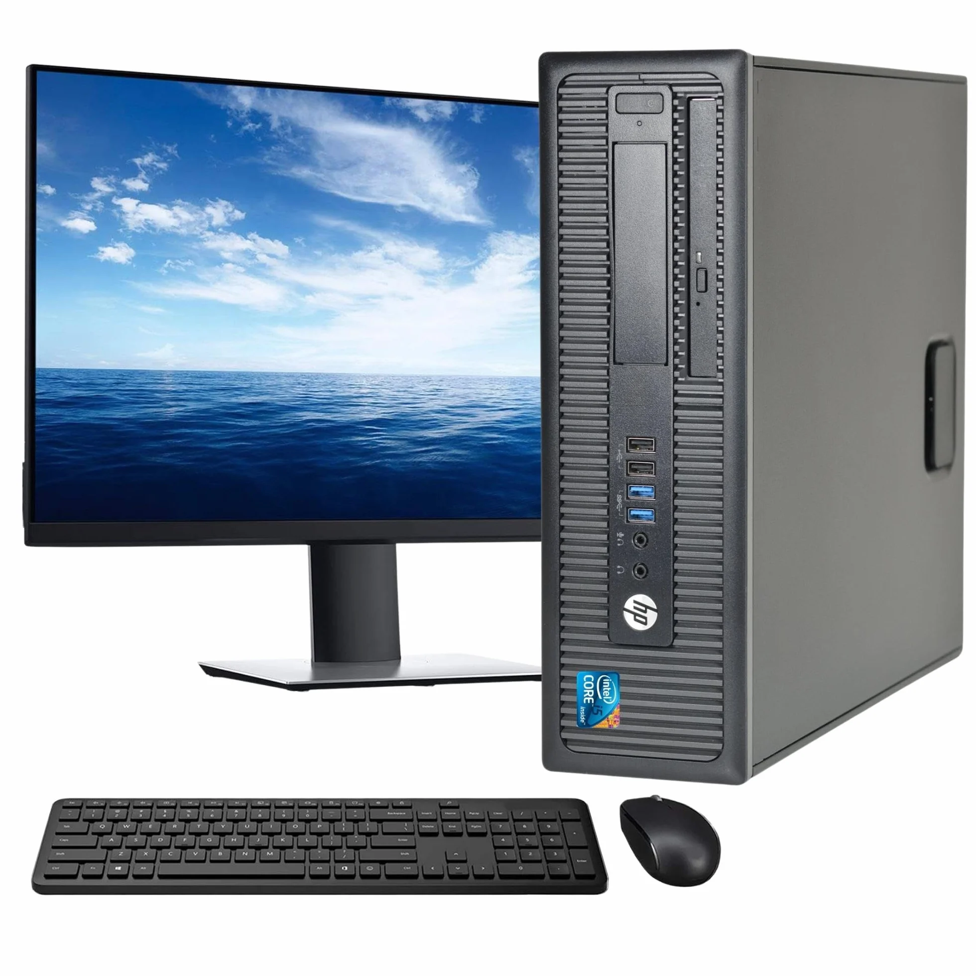HP EliteDesk Ordenador de sobremesa Intel Core i5 3.2 GHz 16GB RAM SSD 500GB Windows 11 Pro Reacondicionado