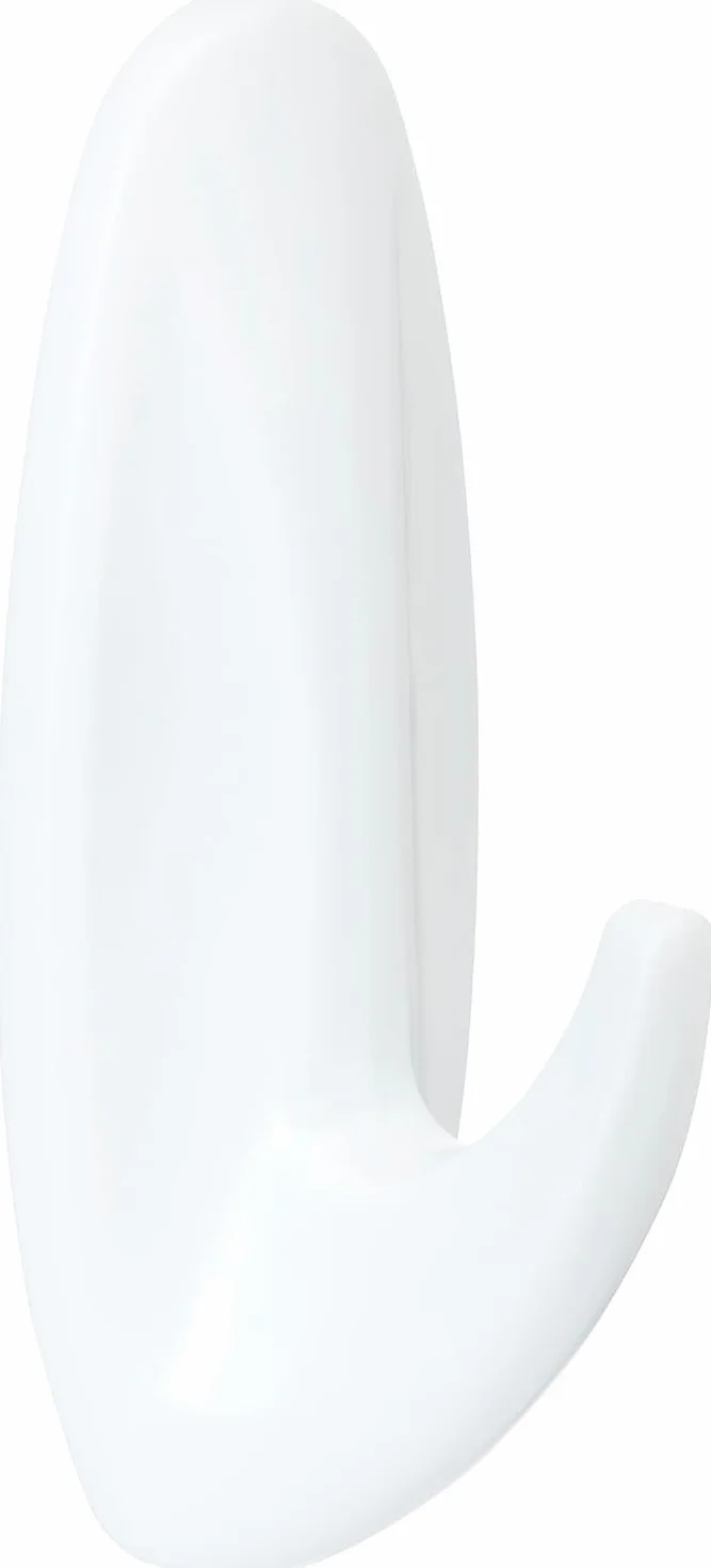 Command Ganchos de Diseño Medianos Blanco 6 Ganchos 9 Tiras Medianas Interior