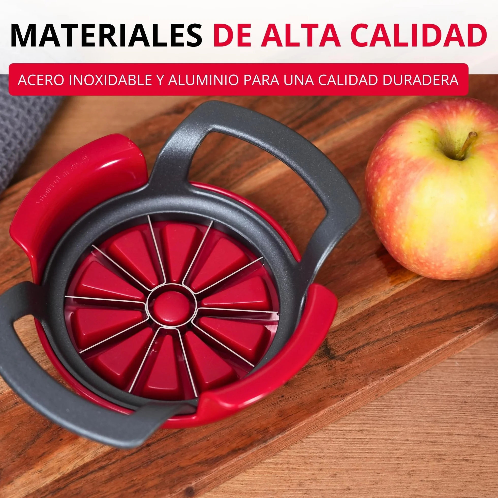 Westmark Cortador de manzanas Divisorex Spezial Black Edition, Aluminio, Antracita