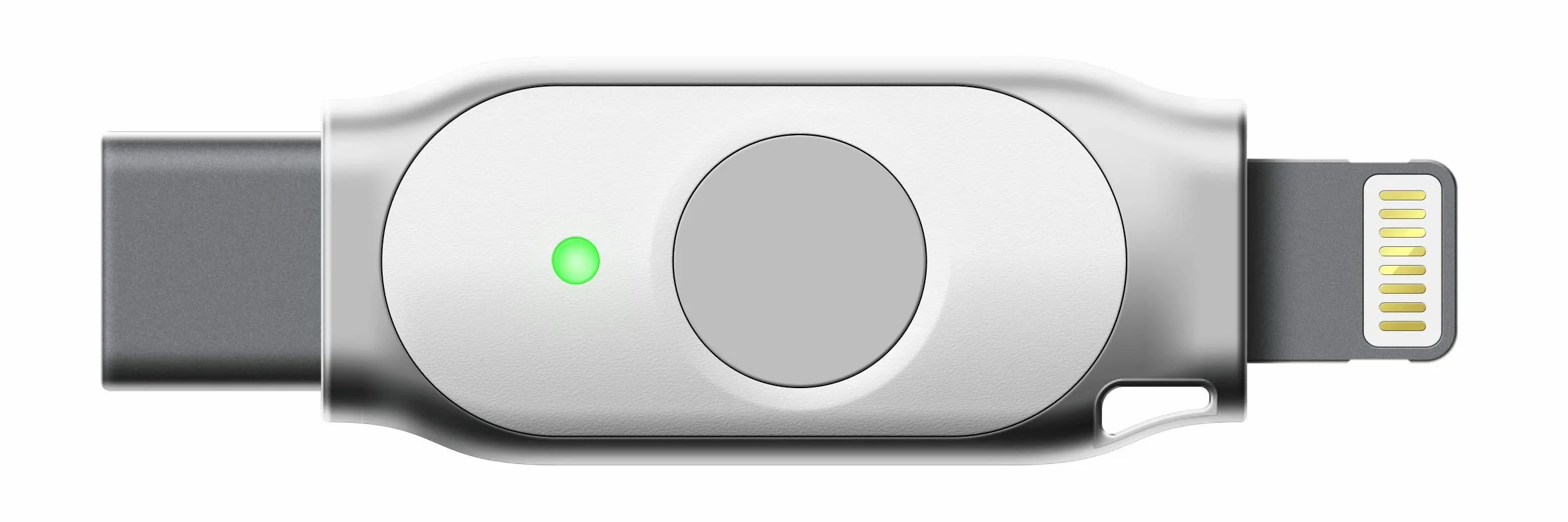 iePass K44 - Llave de Seguridad USB de Doble Conector iOS - Autenticador de Dos factores - USB-C + Lightning - FIDO U2F + FIDO2 + MFi - Ayuda a prevenir la adquisición de Cuentas con