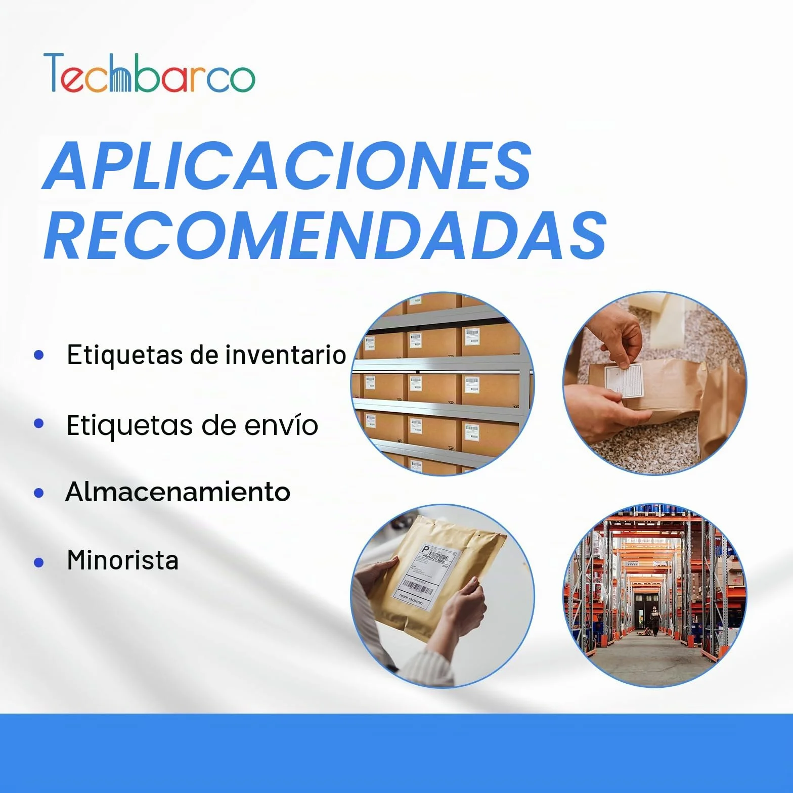 4 rollos de cintas de transferencia térmica de escritorio de 64 mm x 74 m, cera mejorada premium, núcleo de 0.5 pulgadas, con carrete vacío, para impresora de escritorio Zebra