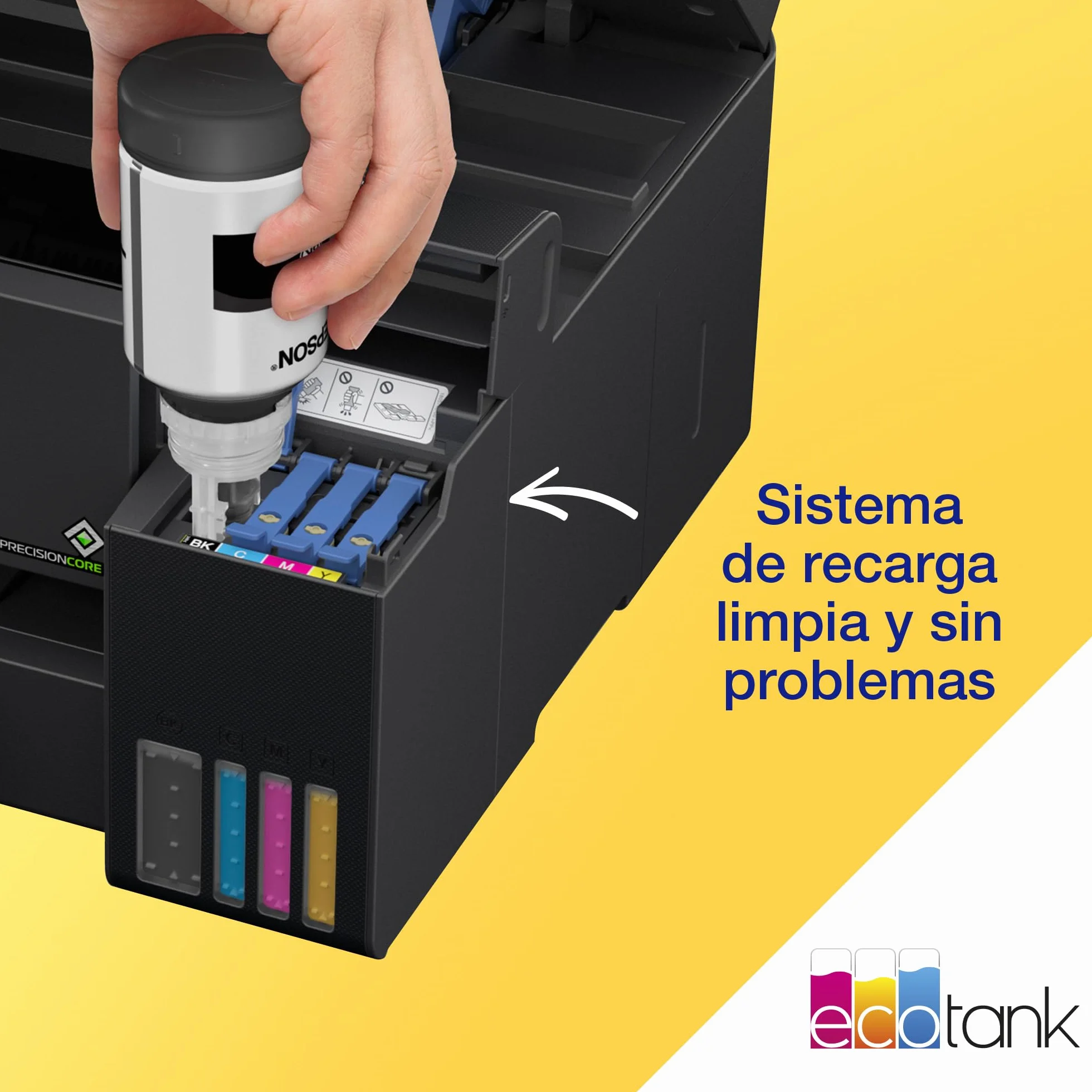 Impresora multifunción EcoTank ET-15000 A3+ con depósito de Tinta, conexión Wi-Fi y Tinta incluida para hasta 3 años.