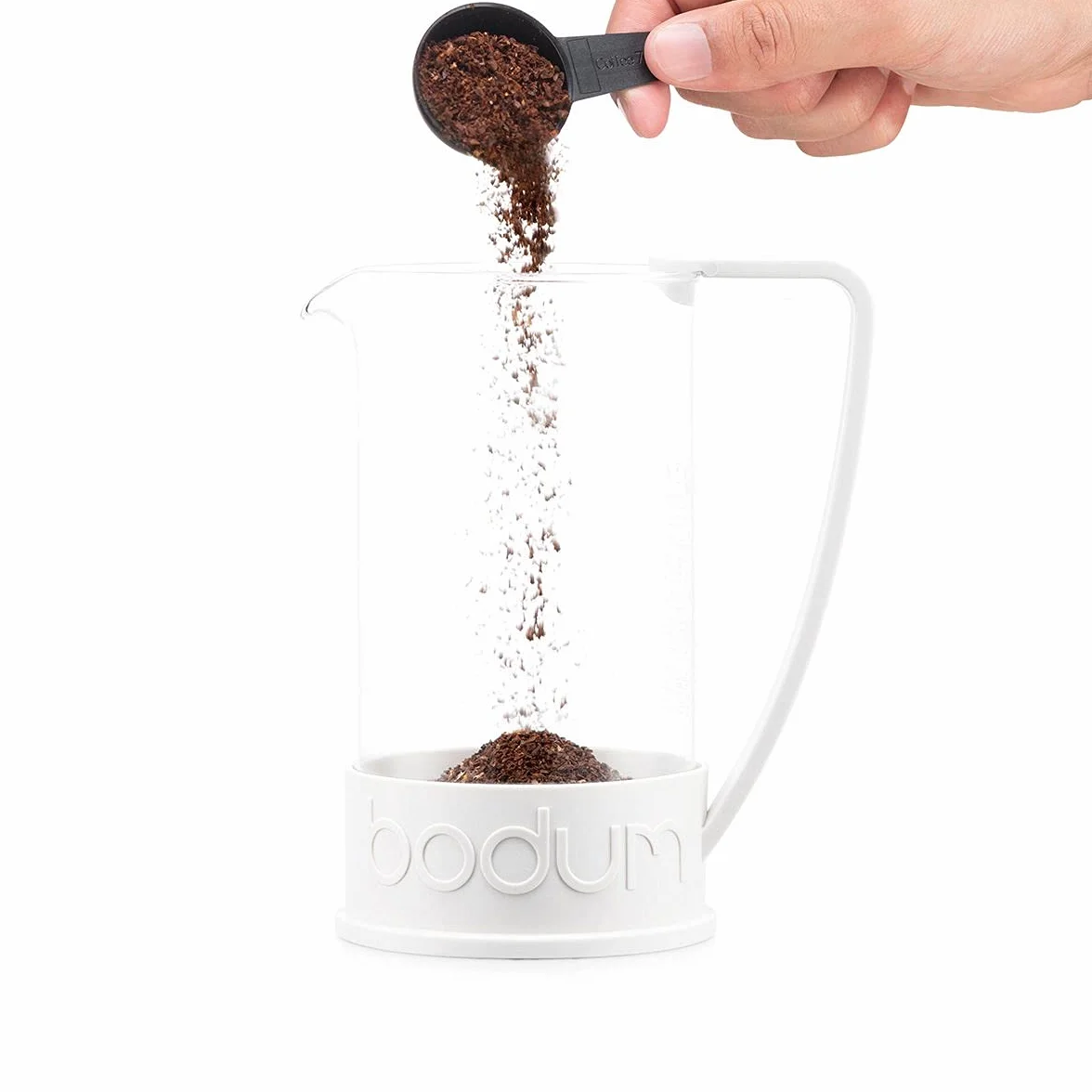 Bodum Brazil Cafetera 8 tazas 1 l plástico blanco crema
