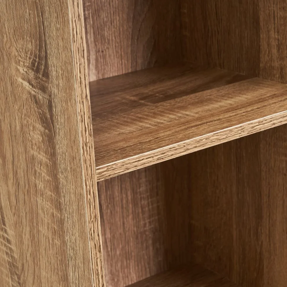 LOLAhome Estantería Cubo de Madera 3 Estantes 80 cm Natural