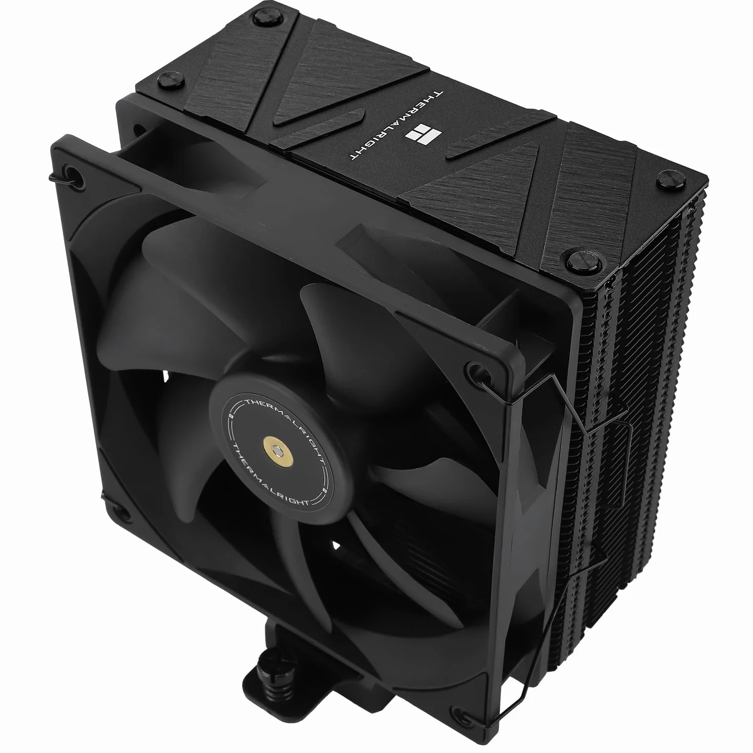 Thermalright Assassin Spirit 120 EVO - Enfriador de CPU oscuro, 4 tubos de calor, TL-E12B V2 PWM ventilador silencioso enfriador de aire de CPU, refrigeración de disipador de calor negro para