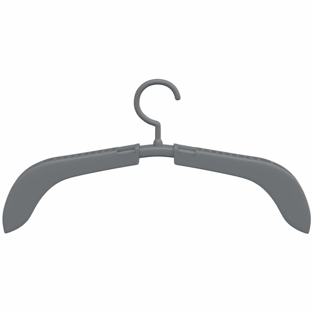 vidaXL Perchas Extensibles Gancho Cocina Armario Regulable Gris