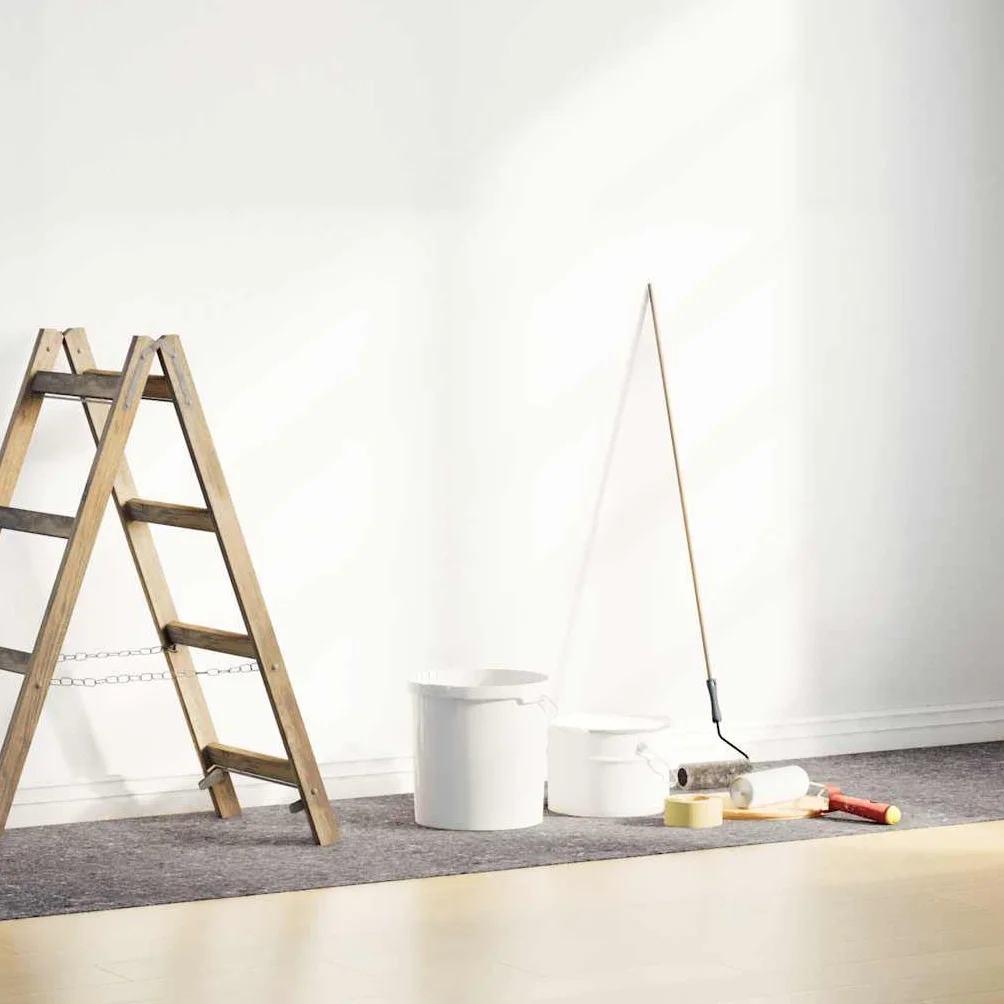 Felpa Antideslizante para Pintores 10 m 180 g/m² Gris