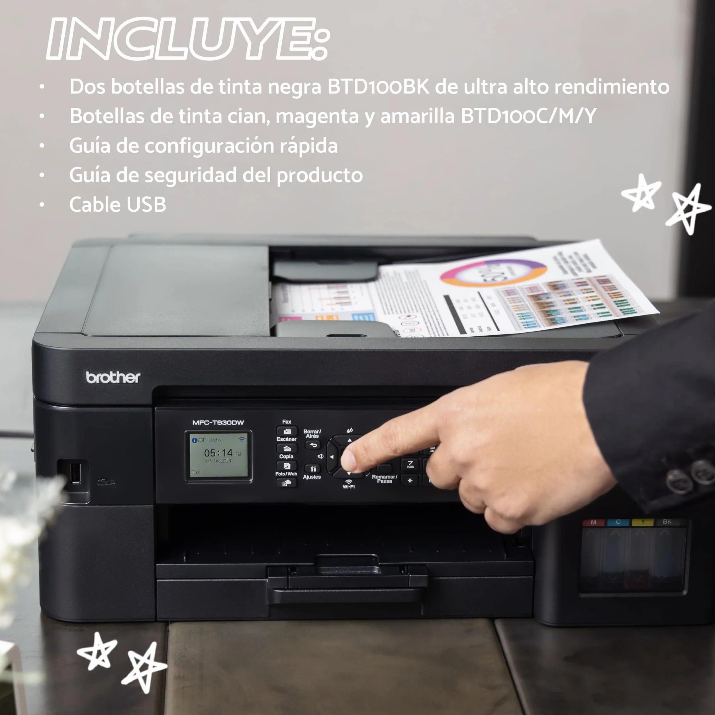 Brother Multifuncional InkBenefit Tank MFC-T930DW