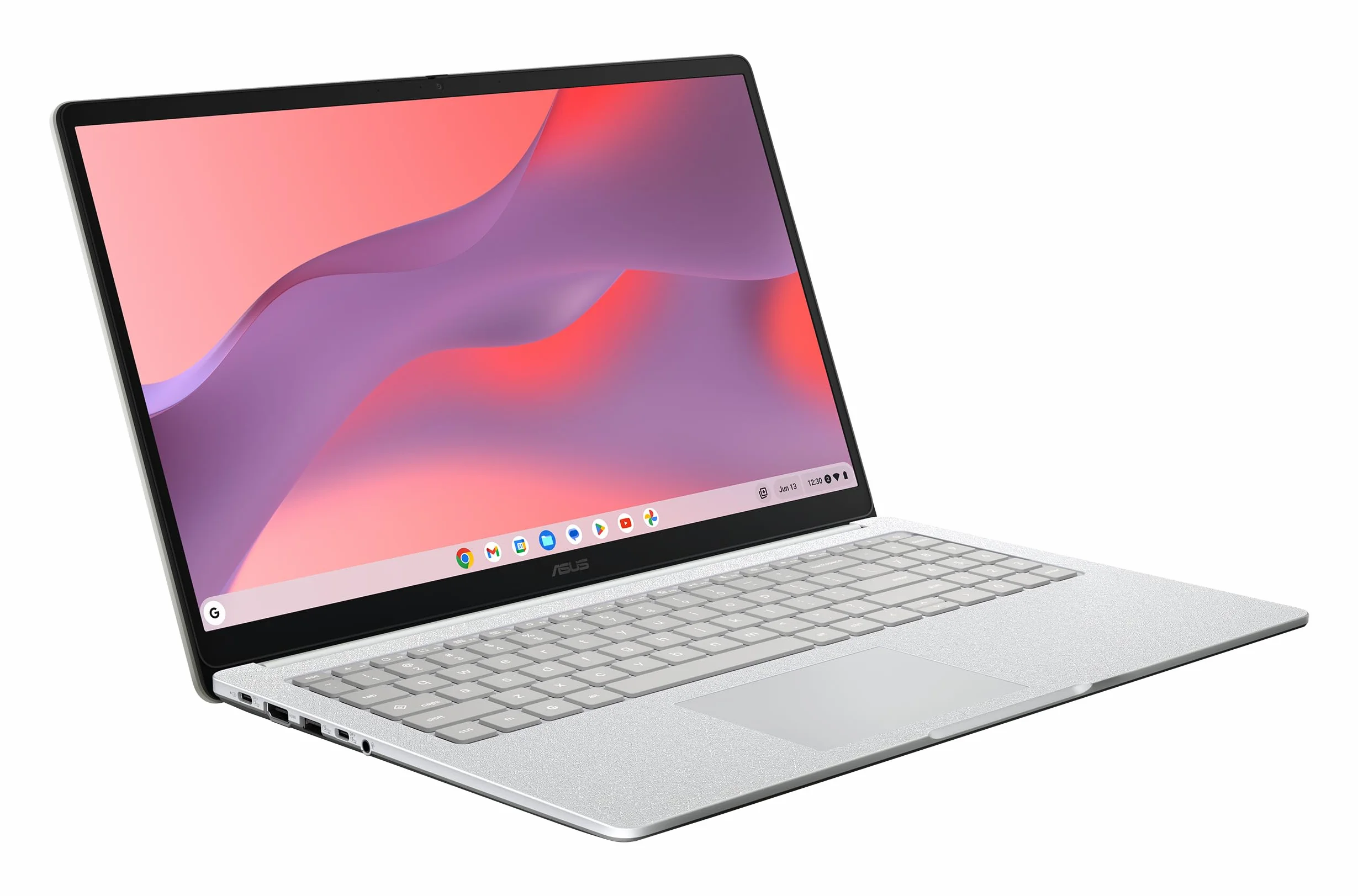 ASUS Chromebook CX1505CTA - 15.6" Full HD Laptop (Intel N50, 4GB RAM, 128GB eMMC, ChromeOS) QWERTY Case and Mouse Included +3 Months Google AI Pro with Gemini Pro and 5TB Storage