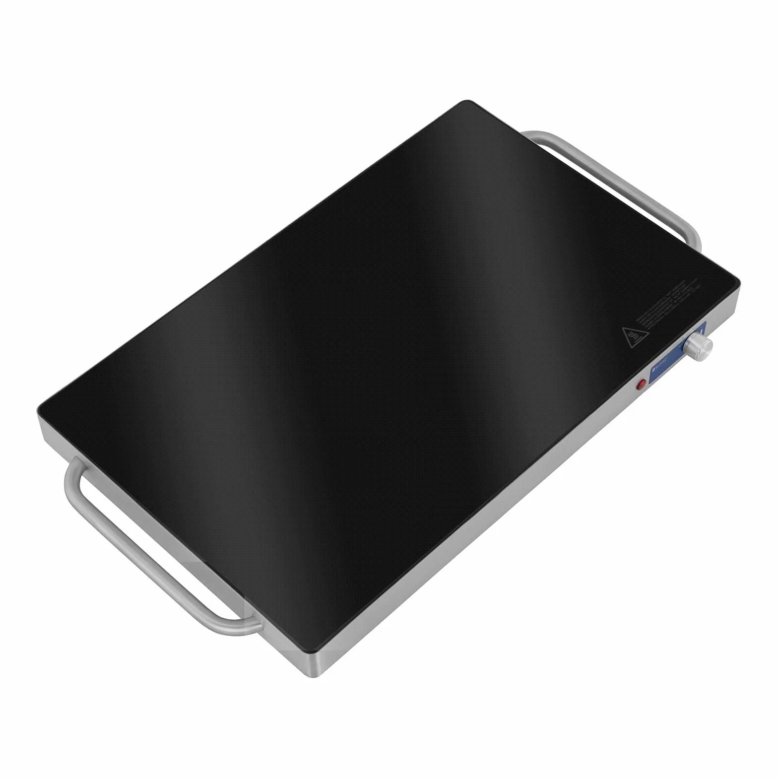 Royal Catering Placa Calentadora RCIC-230W 240W Acero Inoxidable 62 x 35 cm