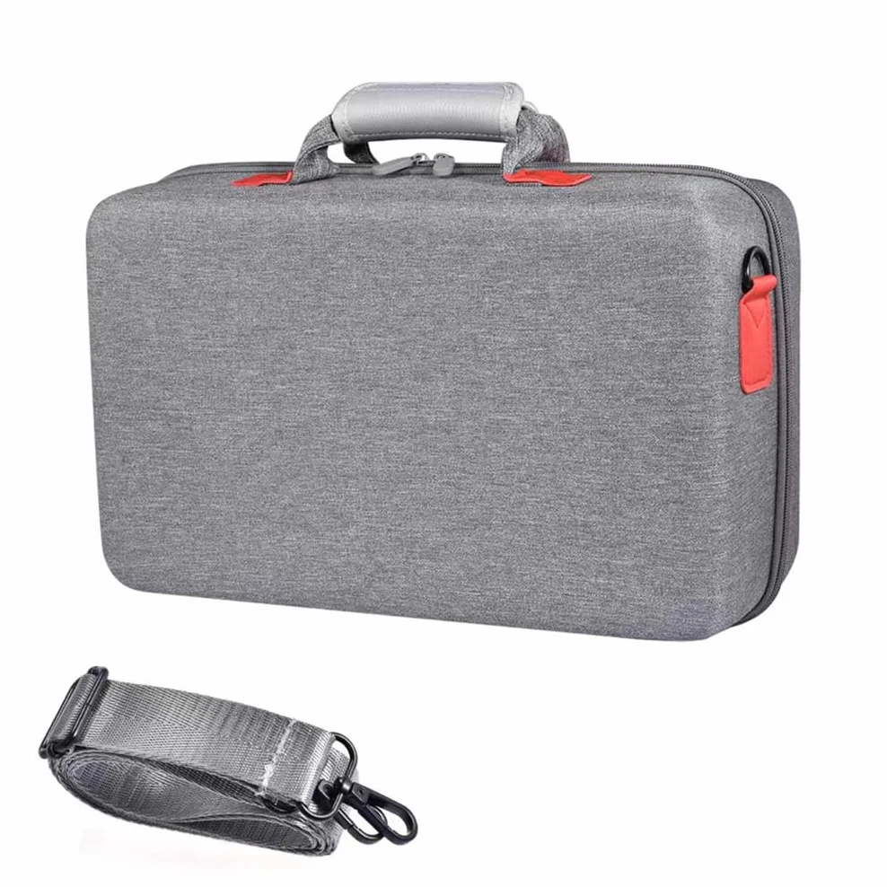 Funda protectora delgada para PS5, bolsa de almacenamiento de consola de juegos, maleta de viaje, bolsa de almacenamiento portátil resistente a los arañazos (gris)