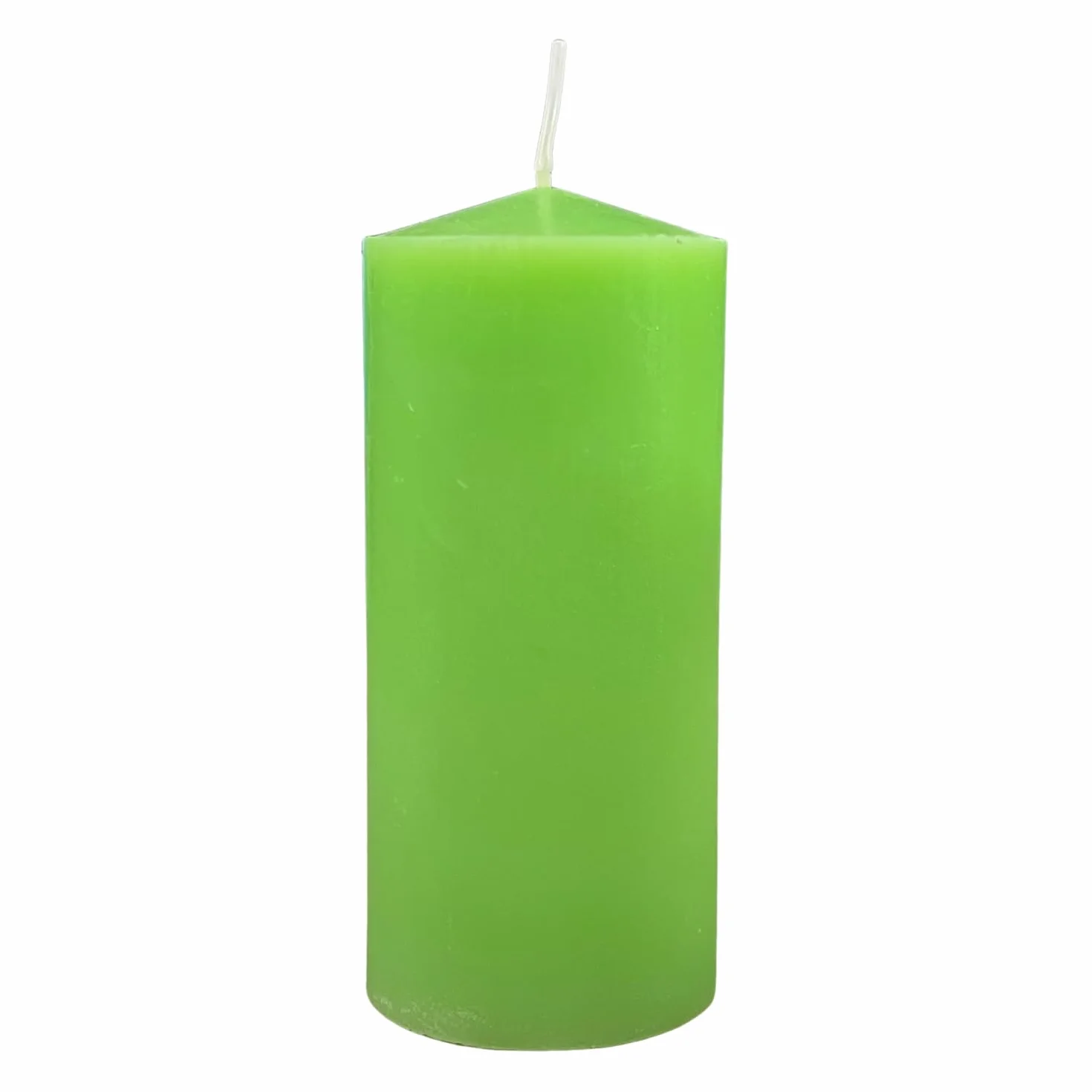 Velón Verde Claro 13x6cm 3 días para Trabajo Armonía Incluye Funda Ignífuga