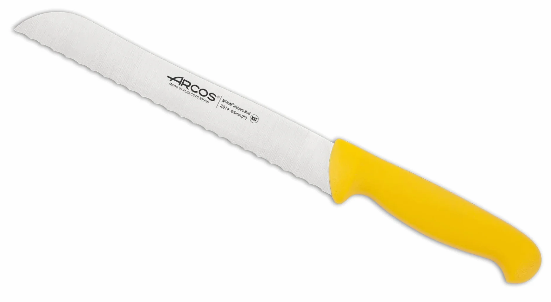 Arcos Cuchillo Panero Hoja Serrada Acero Inoxidable NITRUM 200 mm Serie 2900
