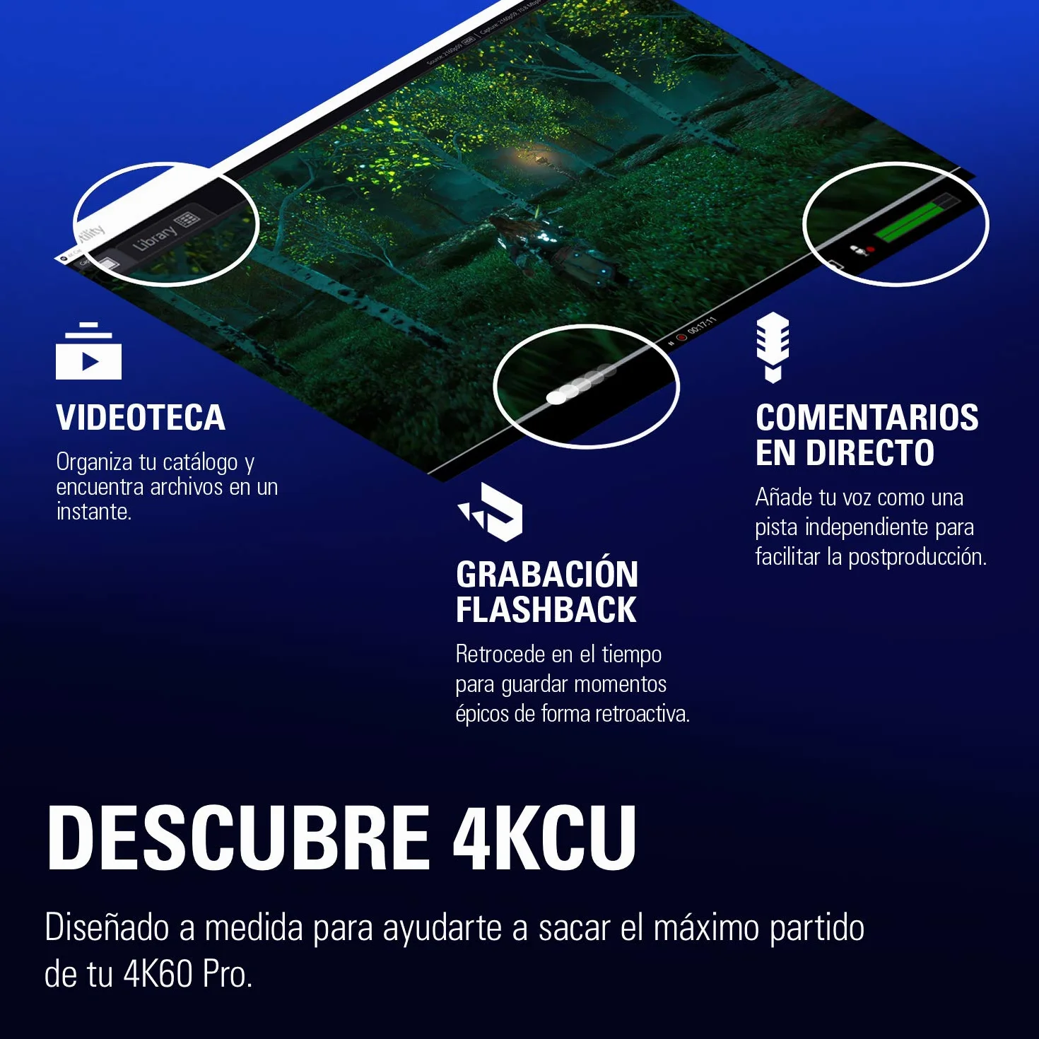 Corsair Game Capture 4K60 Pro MK.2 - Captura y traspaso de señal a 4K 60FPS HDR Captura, PCI x4 (Interno), Tecnología Visualización Instantánea de latencia ultrabaja