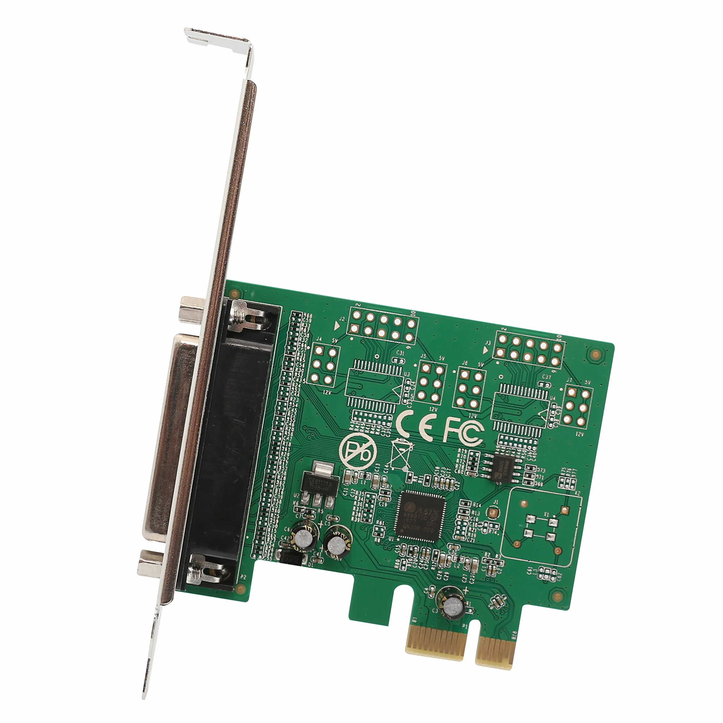 IOCrest Impresora paralela de 1 Puerto DB25 (LPT1) Tarjeta PCI-Express 2. 0 x1