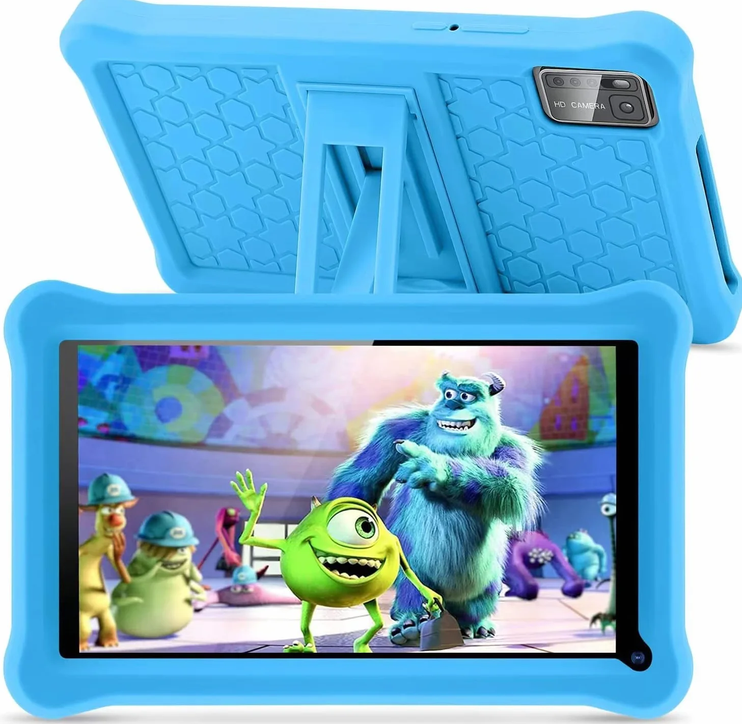 Tablet para Niños 7 Pulgadas, Tablet Android 13 con 8GB RAM 64GB ROM (mpliable 256 GB), Control Parental, Pantalla IPS HD, GMS Certified, WiFi, Tableta Niños Educativo con Funda de EVA (Azul)
