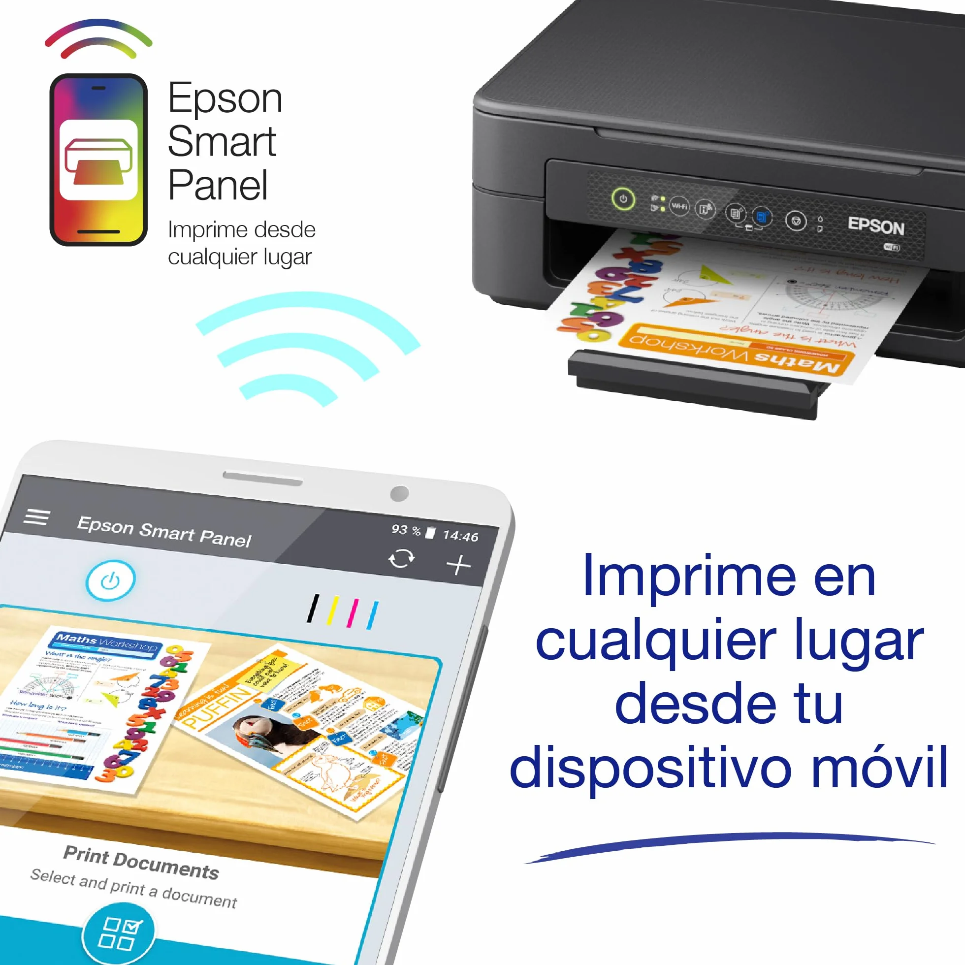 Epson Impresora de inyección de Tinta multifunción Expression XP-2200 A4 con conectividad inalámbrica y 3 Meses Gratis de suscripción ReadyPrint Flex*