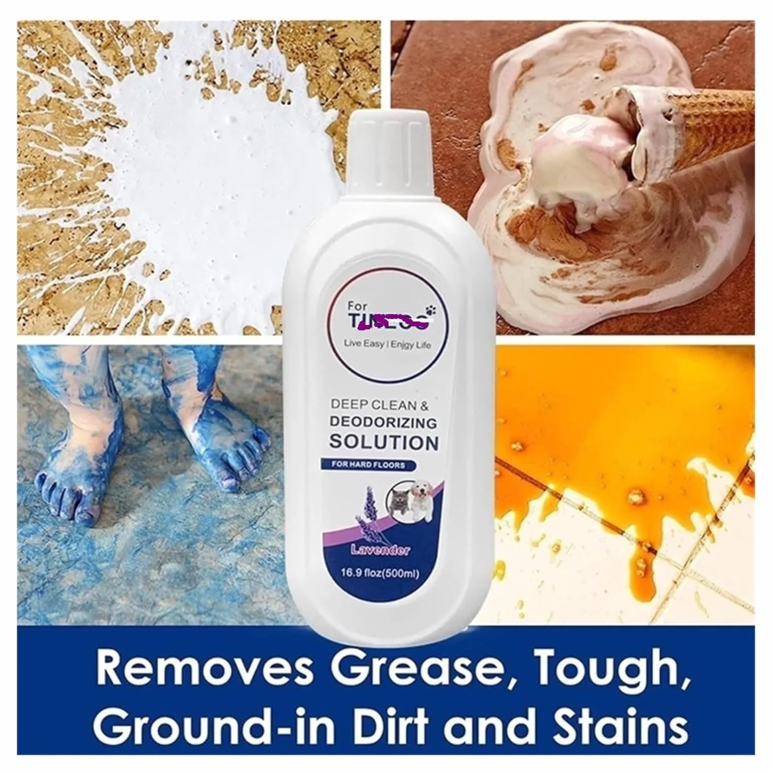 Solución líquida limpieza pisos Tineco FLOOR ONE S5 S3 IFLOOR3 IFLOOR2 500 ml sabor lavanda