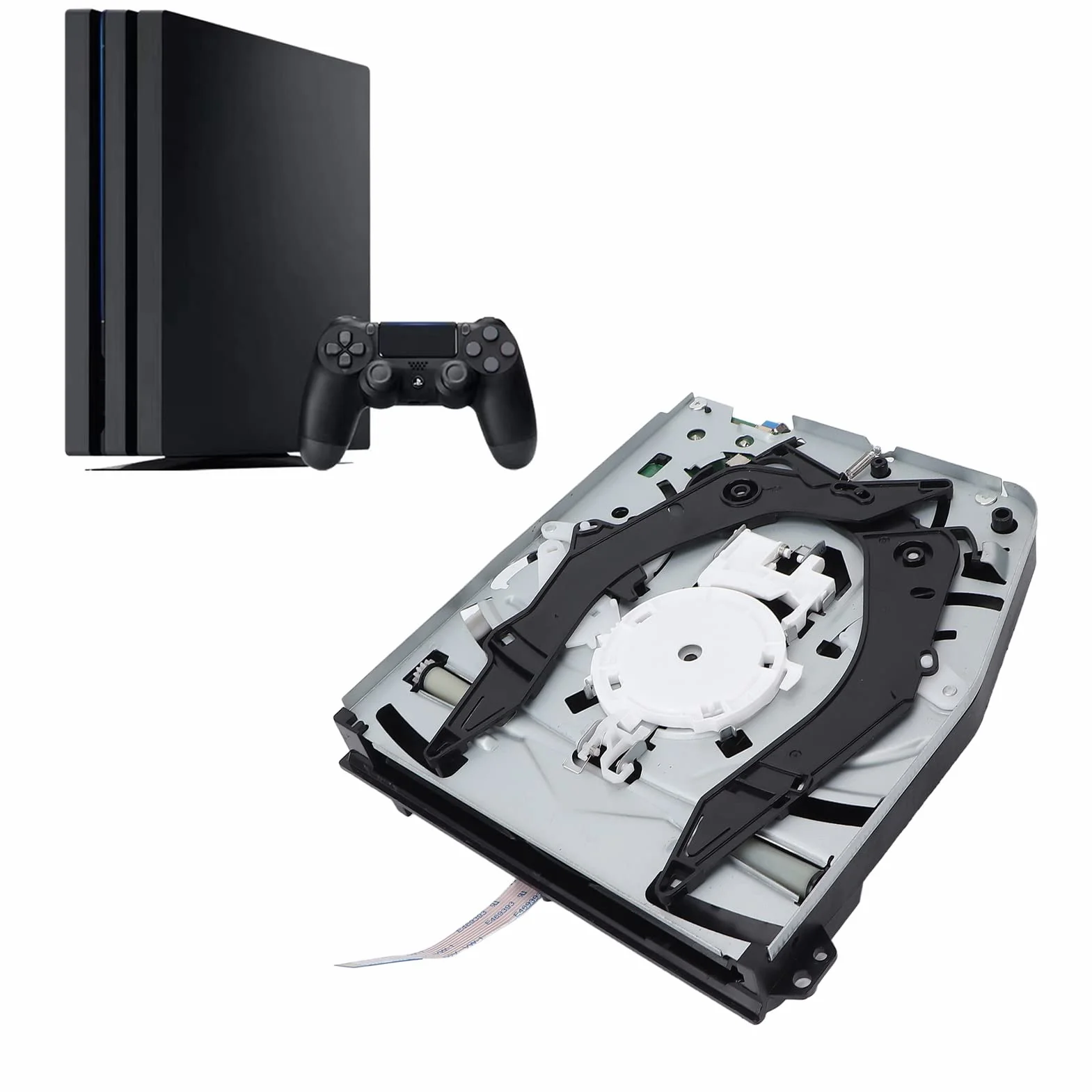 Unidad óptica Interna para PS4 Slim Game Console, BLU Ray Support DVD Drive, Slim Replacement PS4 Slim Game Console Unidad óptica