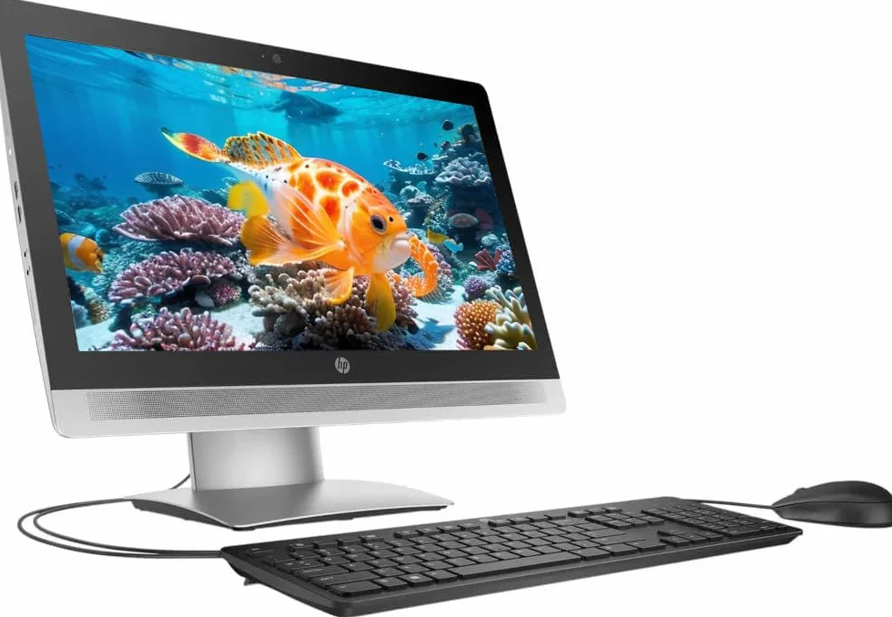 HP ProOne 600 G2 All-in-One Ordenador de sobremesa, FHD 21.5" (1920 x 1080), Intel Core i5-6500 3.2GHz, 8GB RAM DDR4, 256GB SSD, teclado QWERTY de EE. UU., ratón, USB WiFi, Windows 11 Pro (Refurbished