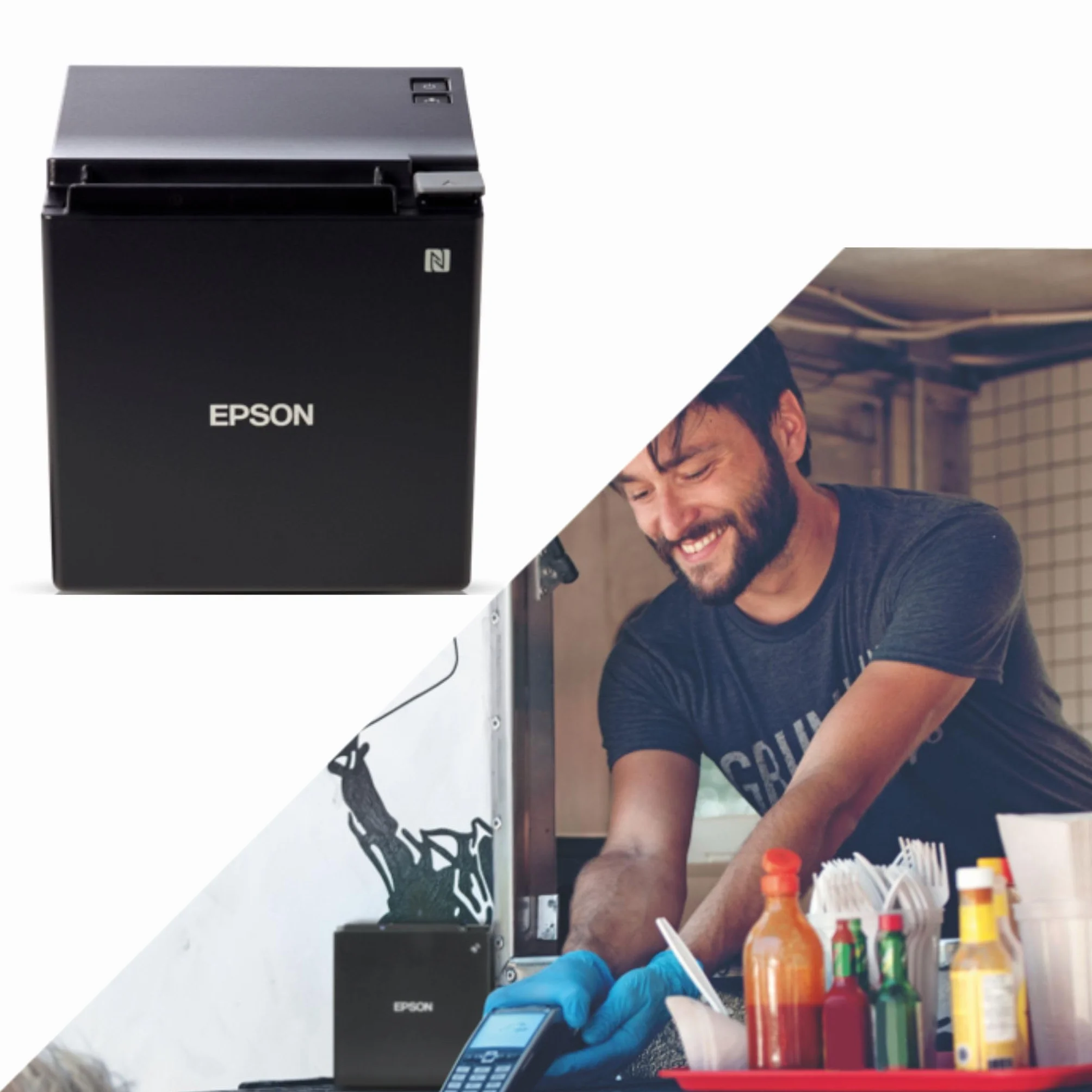 Epson TM-M30 Térmico POS printer 203 x 203 DPI - Terminal de punto de venta (Térmico, POS printer, 200 mm/s, 203 x 203 DPI, Negro, 360000 h)