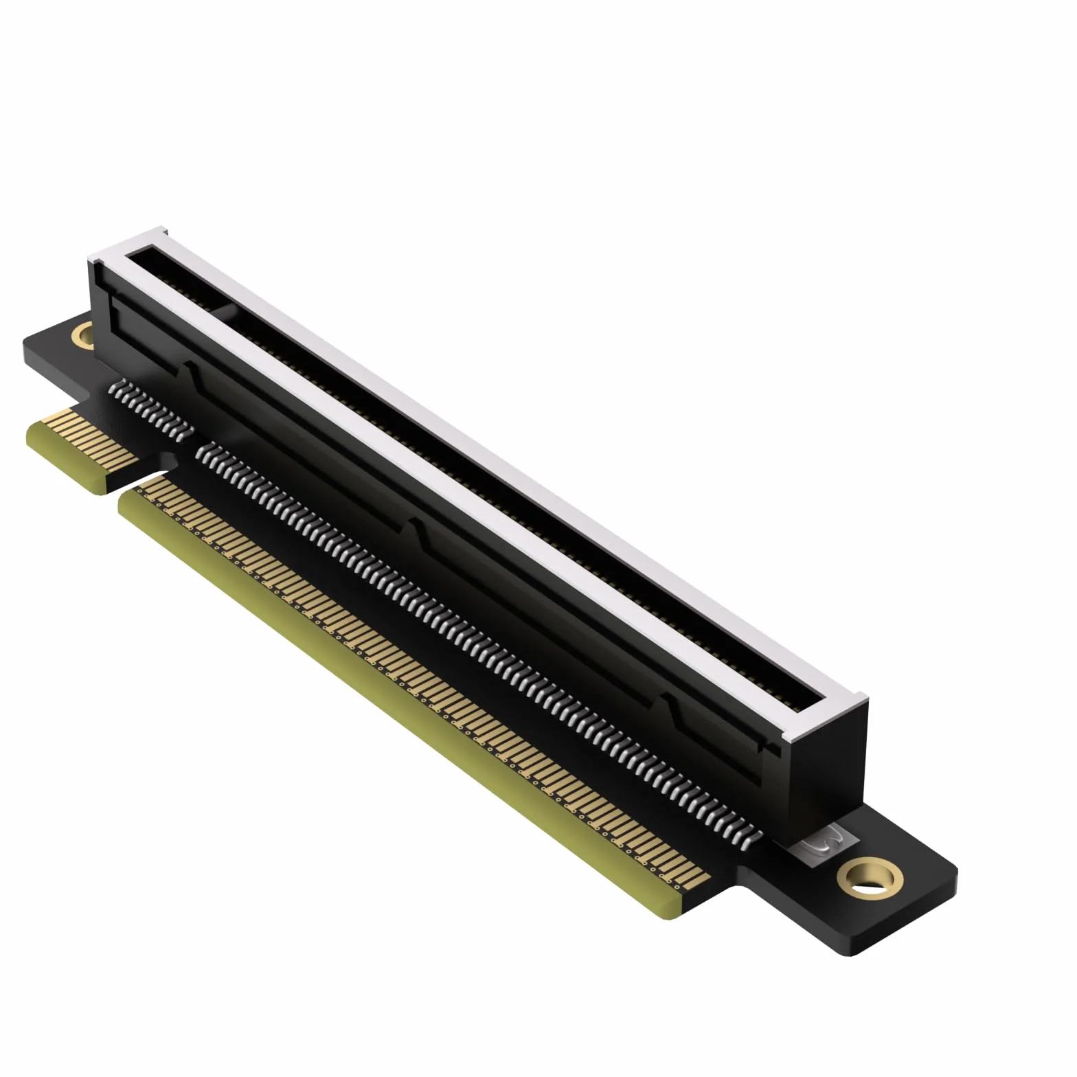 GLOTRENDS PA17 PCIe 5.0 X16 Tarjeta adaptadora elevadora, ángulo Izquierdo y Perfil bajo para instalación en servidores 1U/2U.