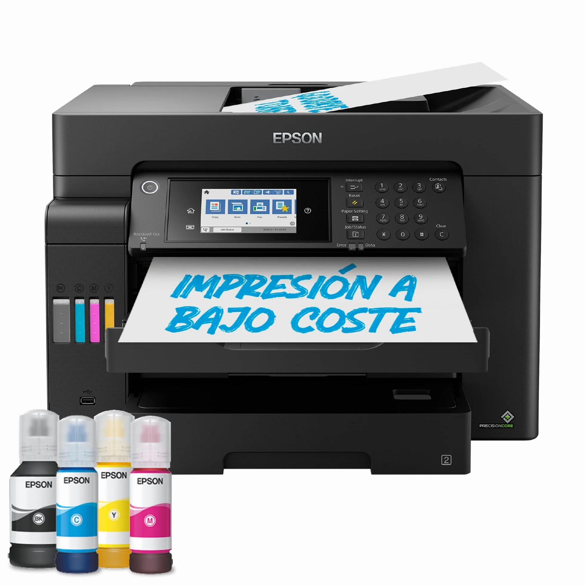 Epson Impresora multifunción EcoTank ET-16605 A3+ con depósito de Tinta, conexión Wi-Fi y fax