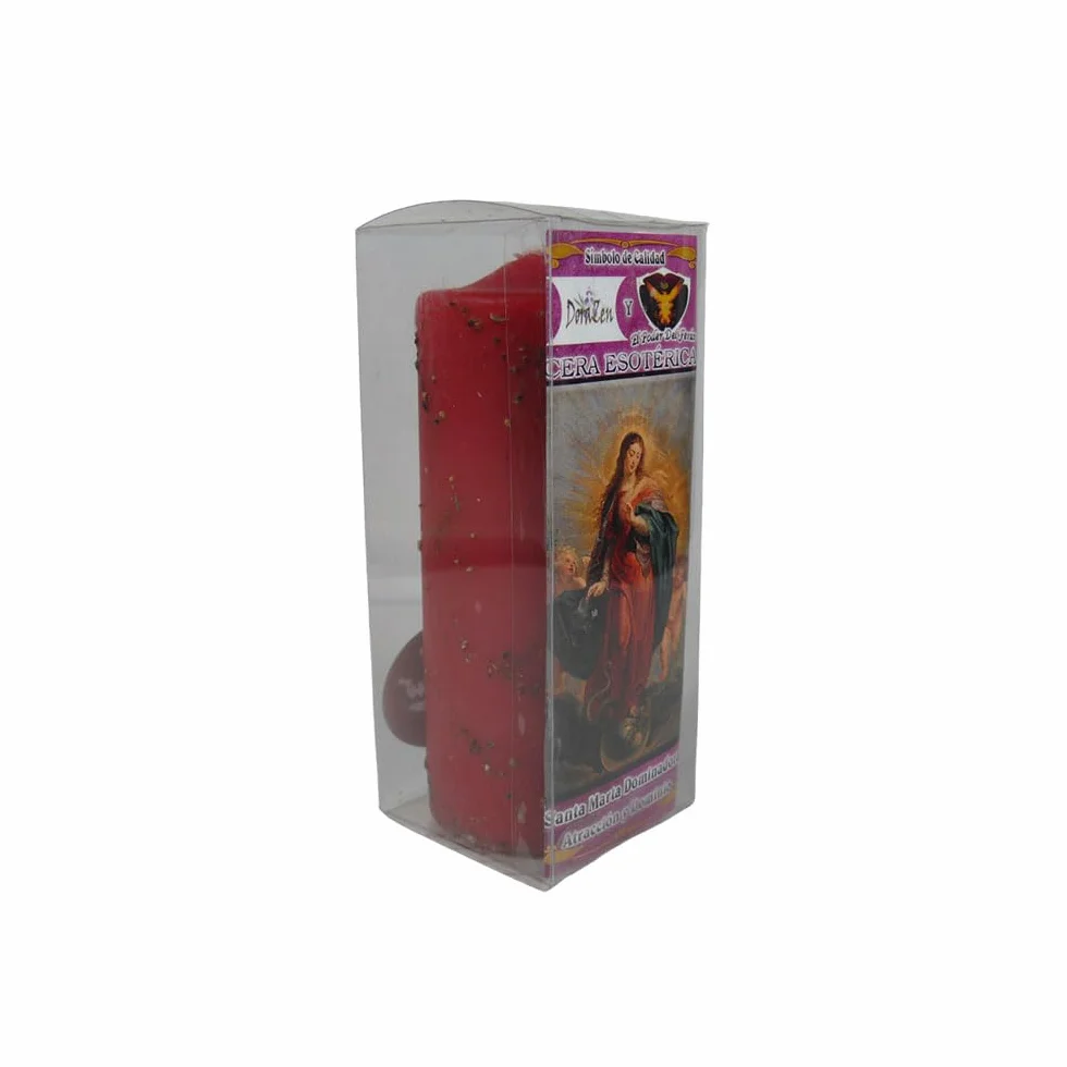 Velón Herbóreo Santa Marta Dominadora - Ritual esotérico de atracción y dominio