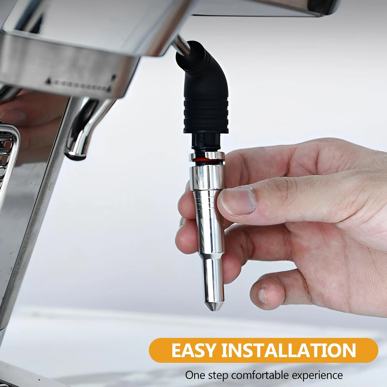 Boquilla de vapor para cafetera acero inoxidable compatible con ECP3420 ECP310 ECP330 EC9335 EC9665 EC680 EC685