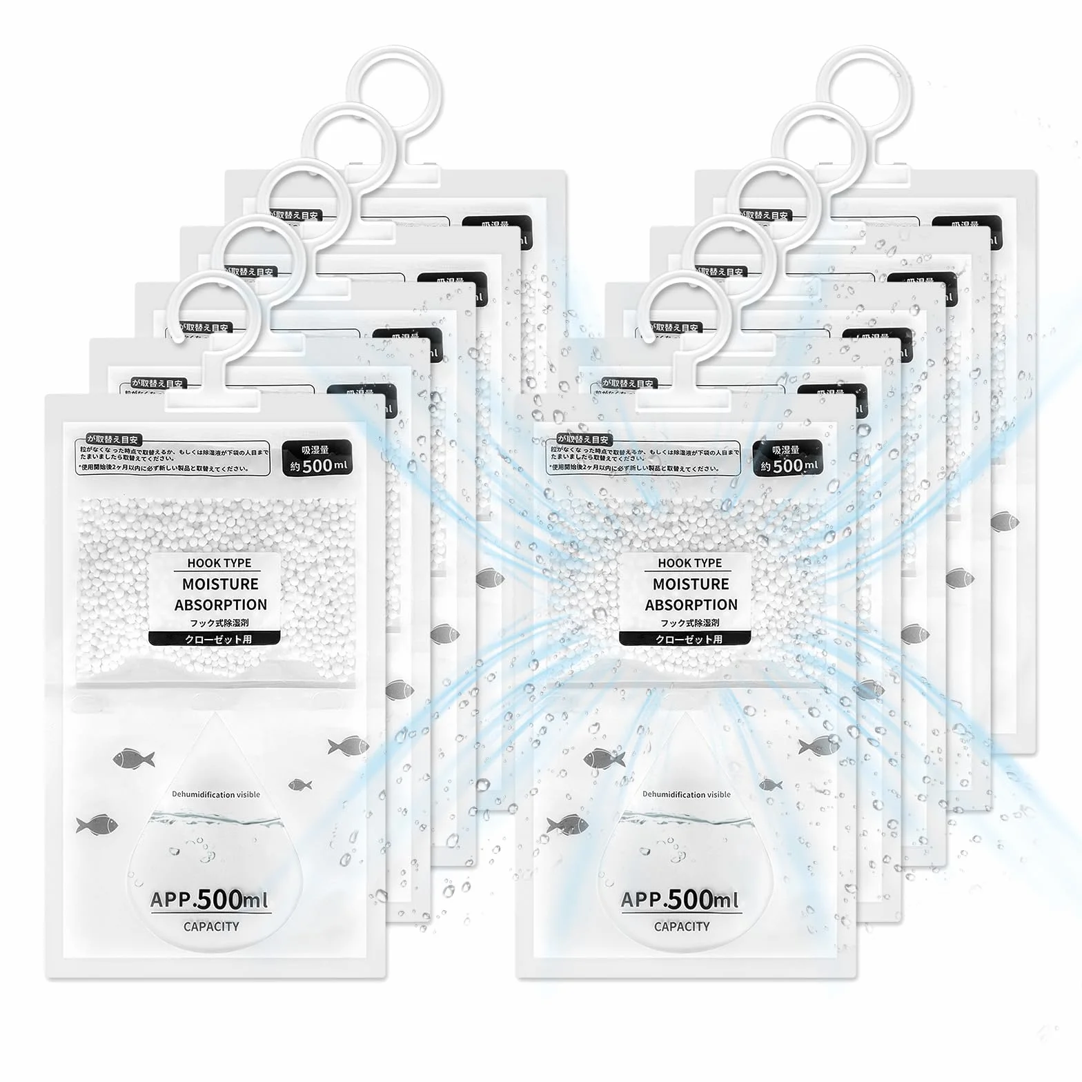 Antihumedad Armarios Deshumidificador 10 Pack Absorbe Humedad Quitador Antimoho