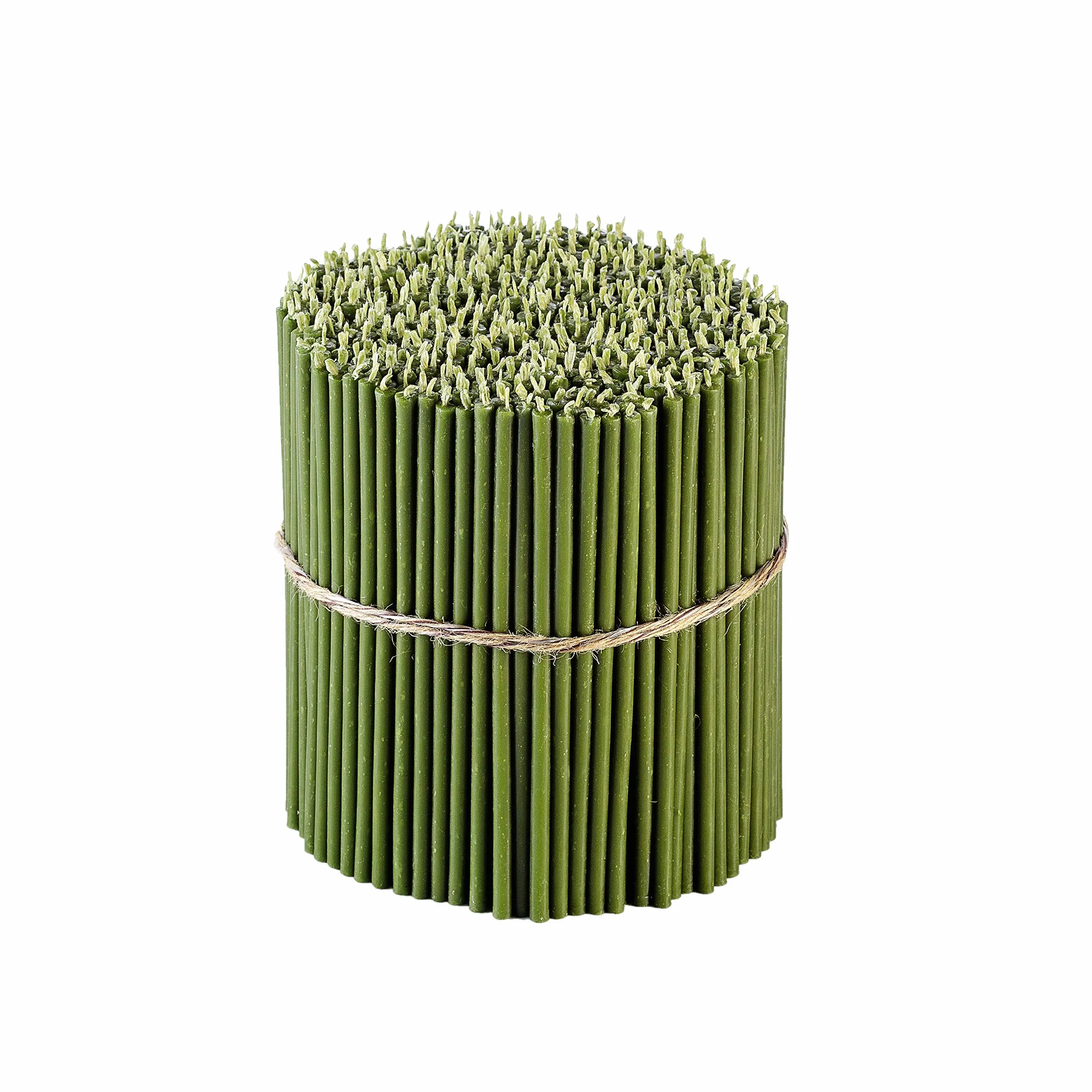 Danilovo Velas de Cera de Abeja Verde 16 cm 100 Unidades Ortodoxas Oración