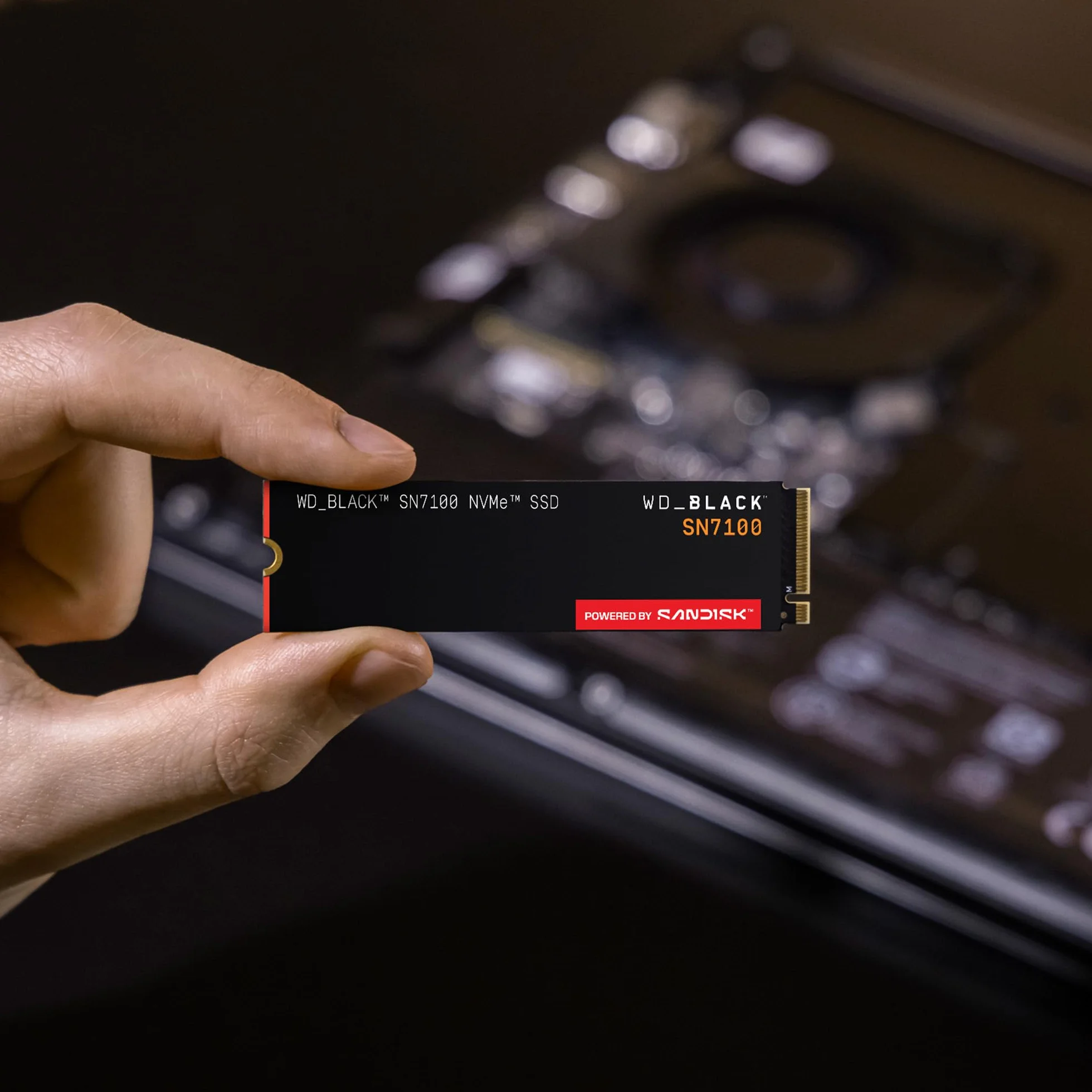 WD_Black SN7100 NVMe SSD 1TB M.2 2280 7250/6900 MB/s Lectura/Escritura TLC 3D NAND SANDISK