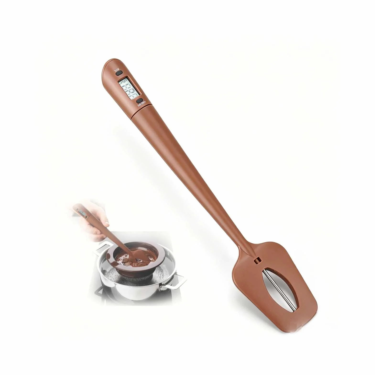 Termómetro Digital De Cocina Para Alimentos, Lectura Instantánea, Carne, Leche, Chocolate, Barbacoa