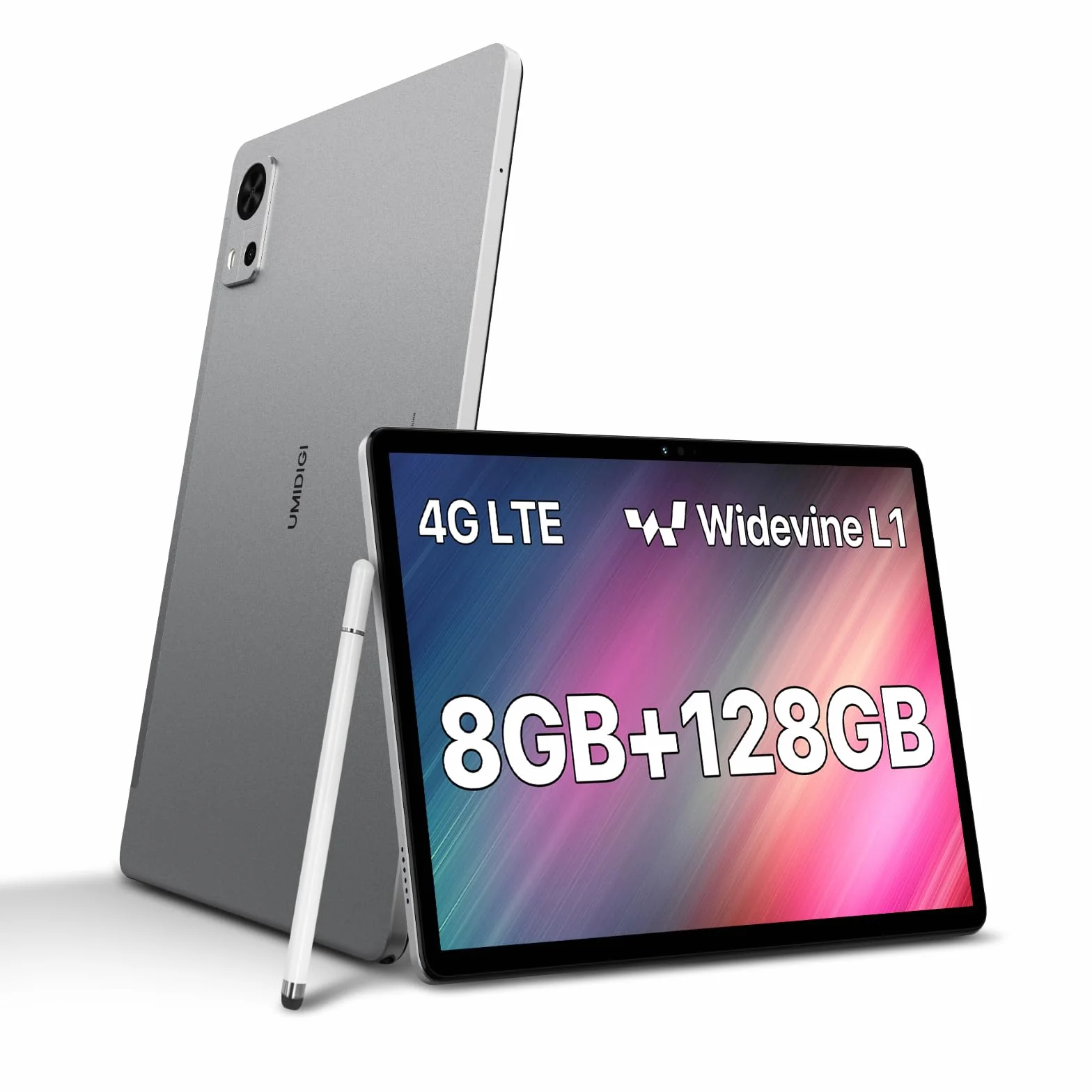 UMIDIGI G5 Tab 10.1 Zoll Tablet Android, 8GB+128GB (1TB TF) Tablet mit SIM-Kartenslot, 13MP+8MP Kamera, 6000mAh Akku, Octa-Core Prozessor, Widevine L1, GPS, Bluetooth, WiFi 5G/2.4G