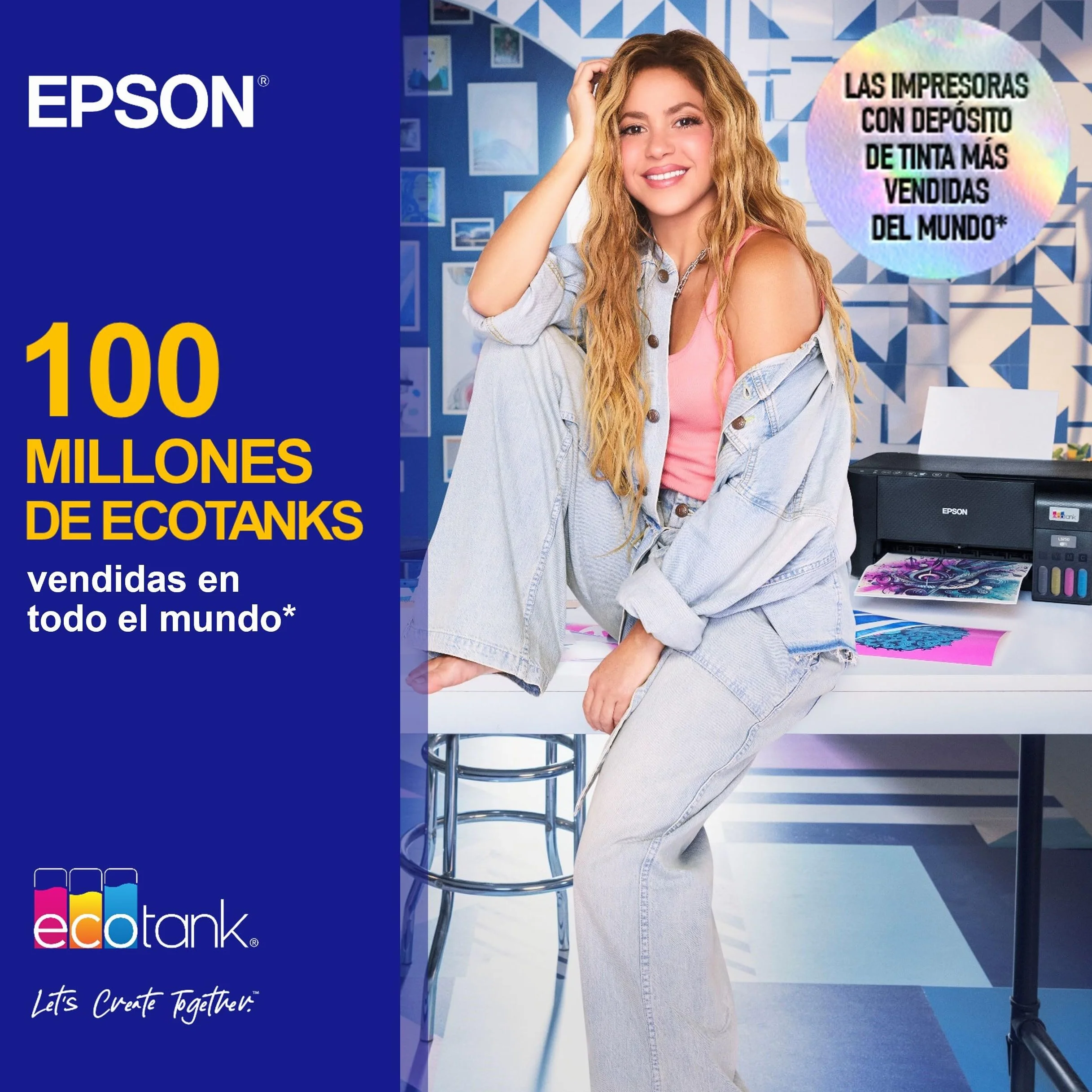 Impresora multifunción EcoTank ET-15000 A3+ con depósito de Tinta, conexión Wi-Fi y Tinta incluida para hasta 3 años.