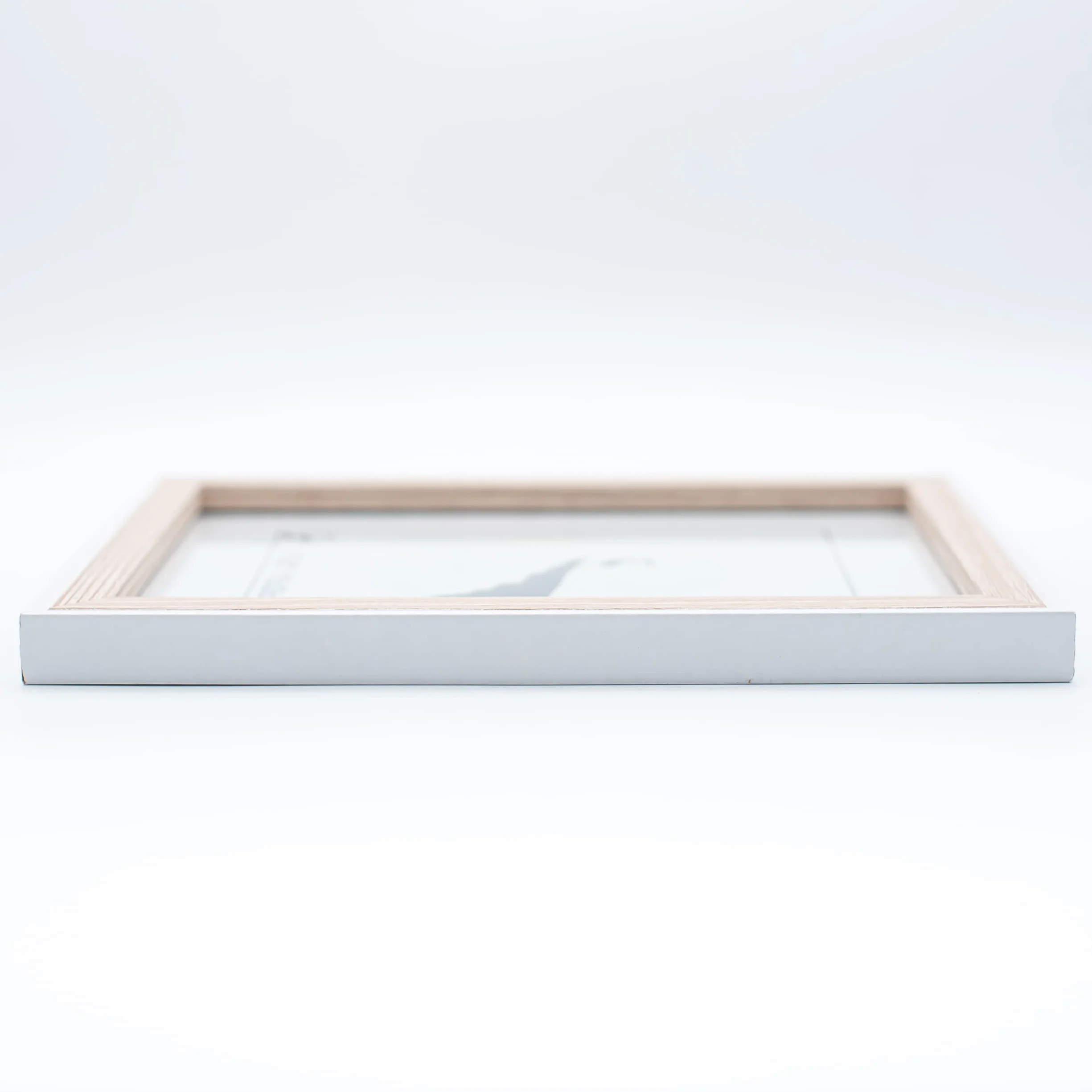 BESCH Marco de Foto 13x18cm Madera Blanca 5x7 Pulgadas Soporte de Pie