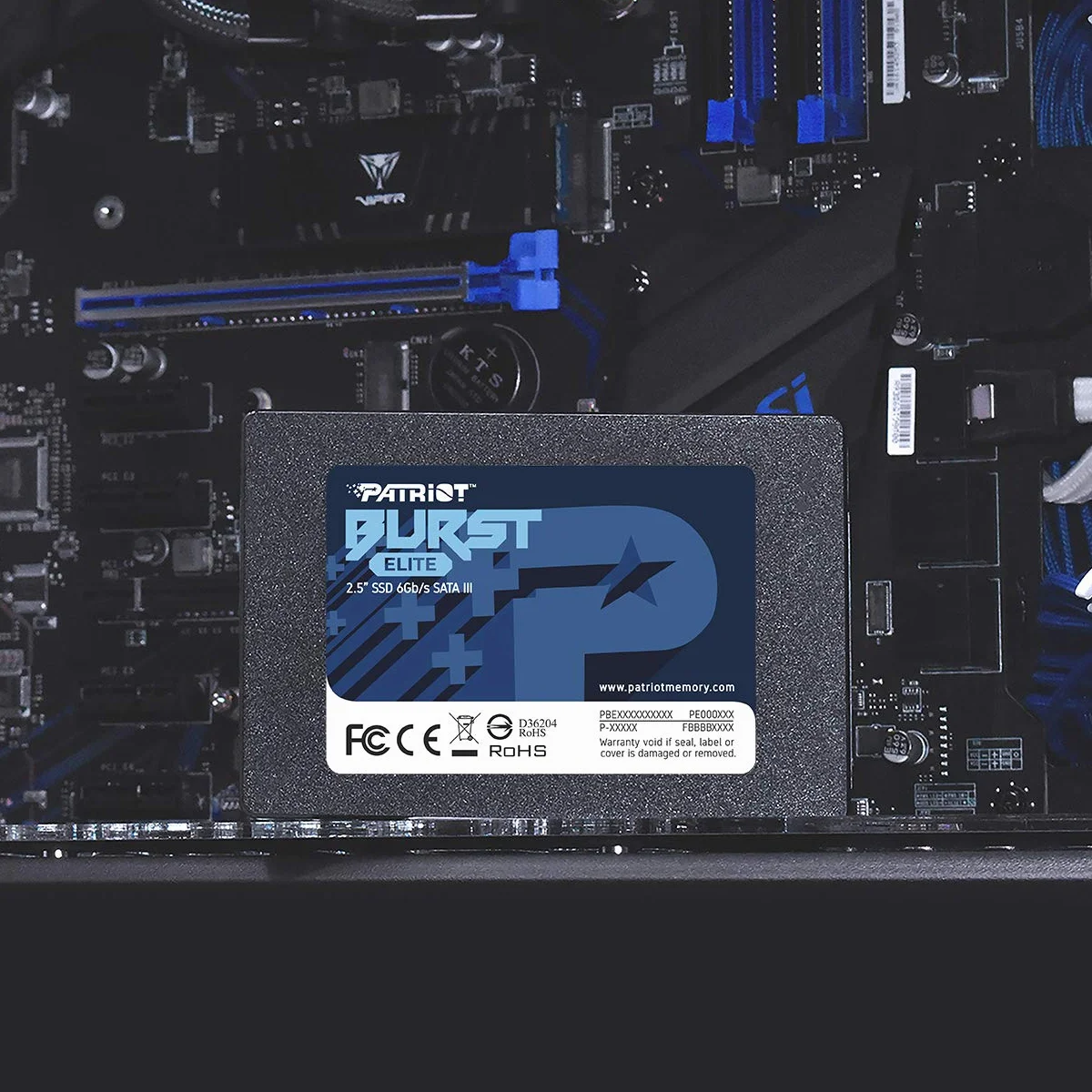 Patriot Memory SSD Disco Sólido Interno 2.5" SATA III Interno 480GB Burst Elite 6 Gbps