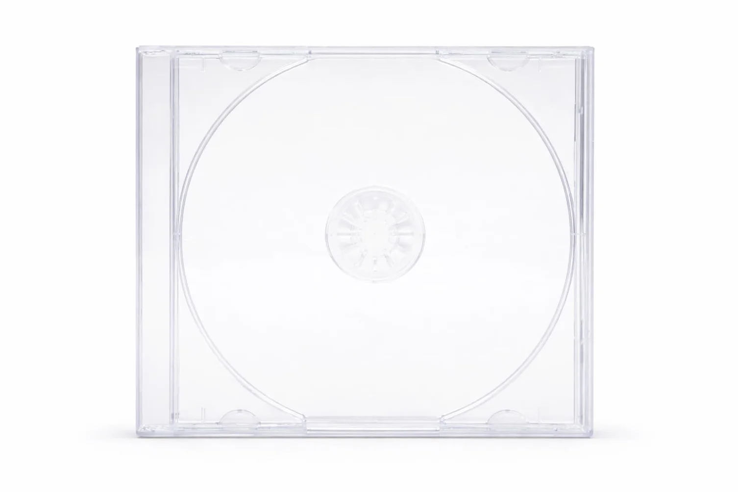 Cajas de CD/DVD Dragon Trading® de 10,4 mm para 1 disco con bandeja transparente (50 unidades)