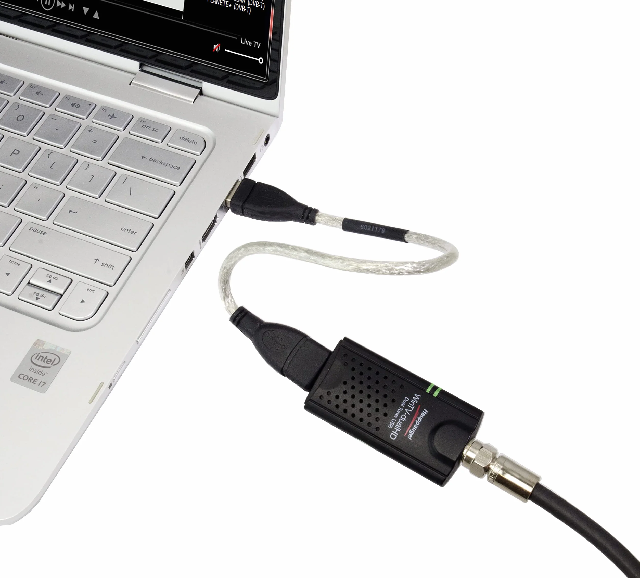 Stick de TV Hauppauge WinTV DualHD con control remoto, sintonizador numérico 2