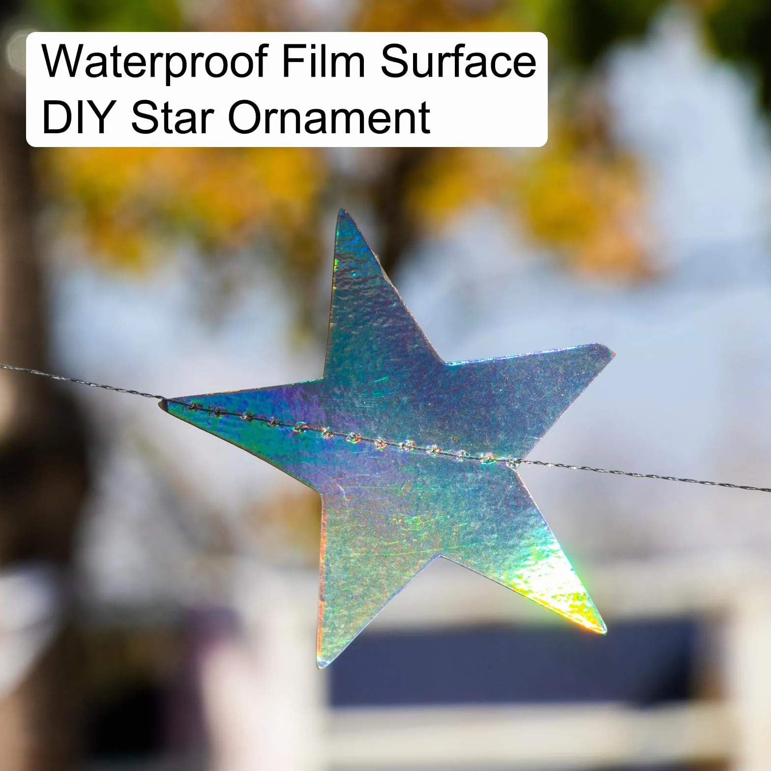 QUARKZMAN 120 Piezas Recortes Estrellas Plateadas Doble Cara Papel Decoración Estrellas Cartón 6 Pulgadas