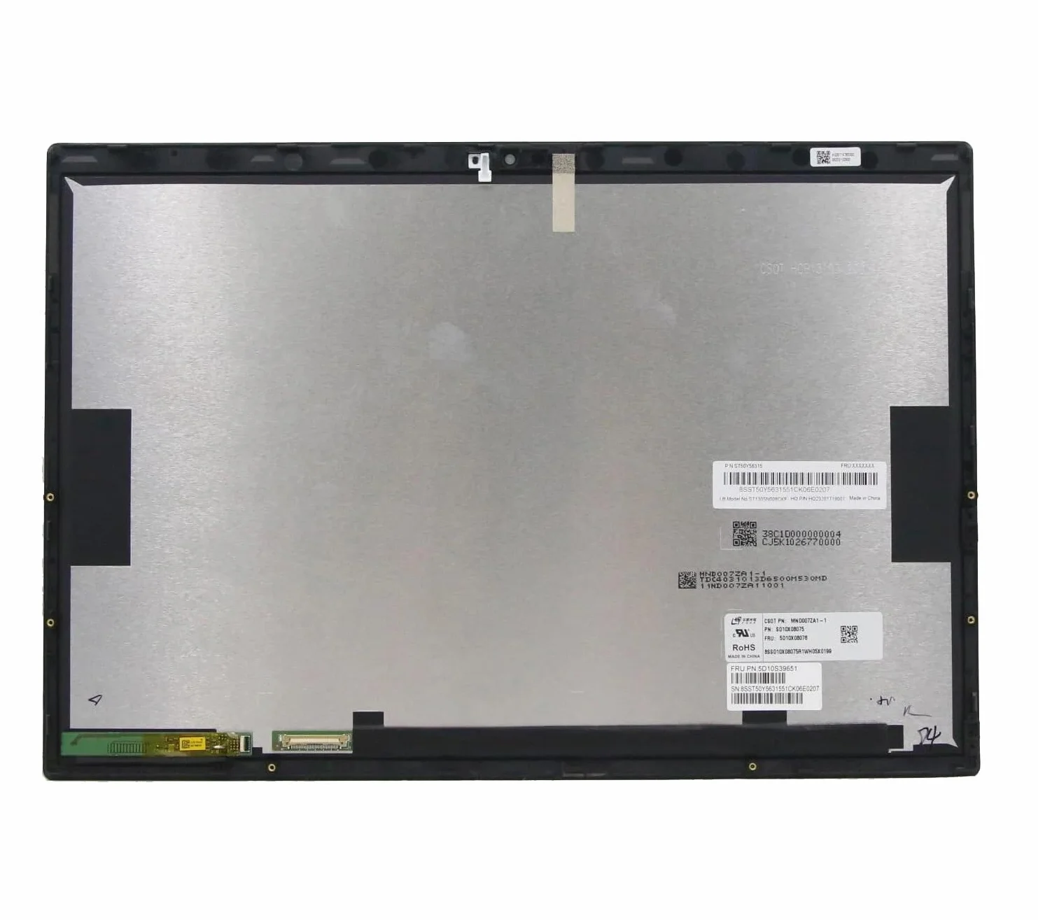 Pantalla táctil de repuesto de 13 pulgadas para Lenovo Yoga Duet 7-13IML05 7-13ITL6 7-13ITL6-LTE pantalla LCD WQHD 2160x1350 30 pines 5D10S39651 5D10S39703