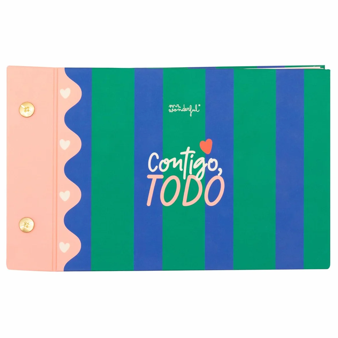 Mr. Wonderful Álbum de fotos personalizado 64 páginas Incluye hoja de pegatinas