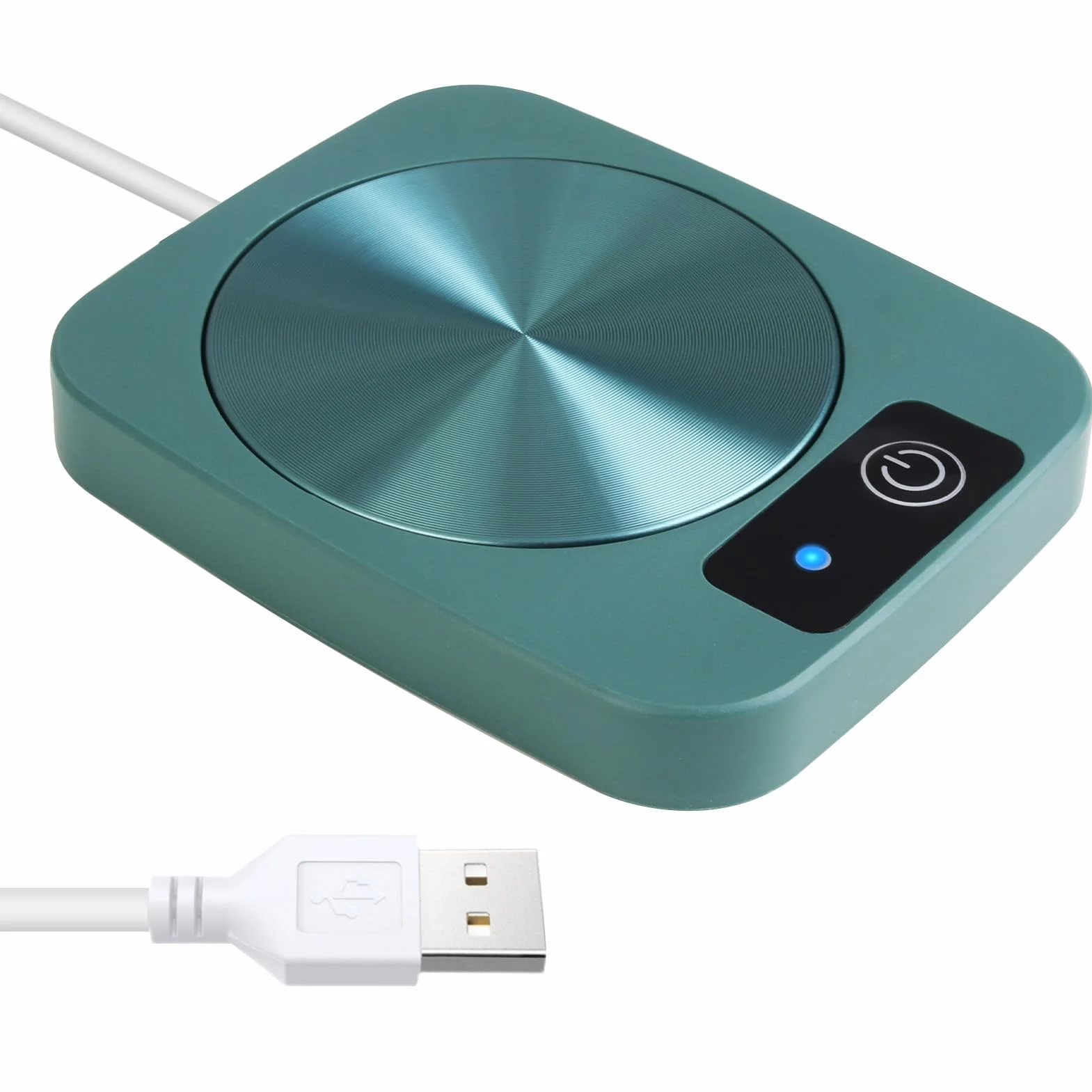 Calentador de tazas de café USB para escritorio, posavasos con calefacción de 45 ℃, placa caliente para calentar agua, té, leche, capuchino, oficina en casa, regalo para los amantes del café